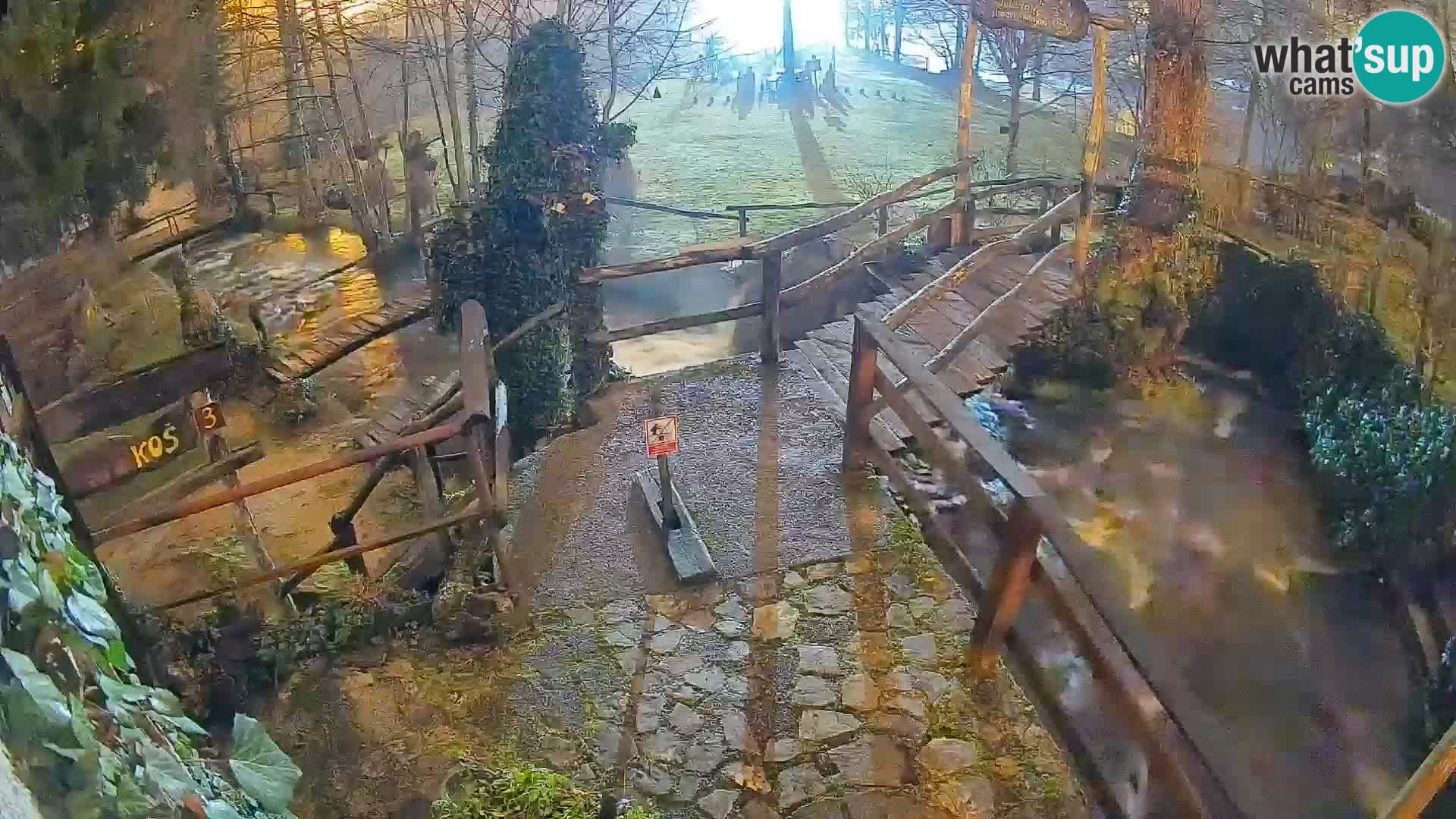 Seen auf dem Fluss Slunjčica in Rastoke