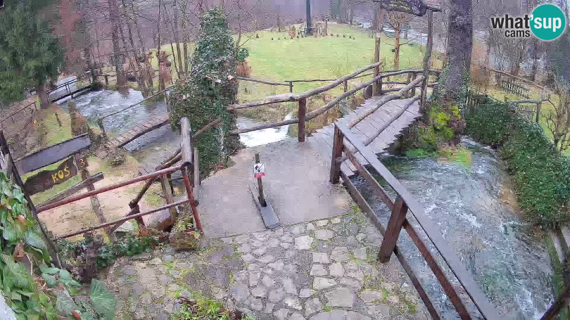 Jezera na reki Slunjčica v Rastokah