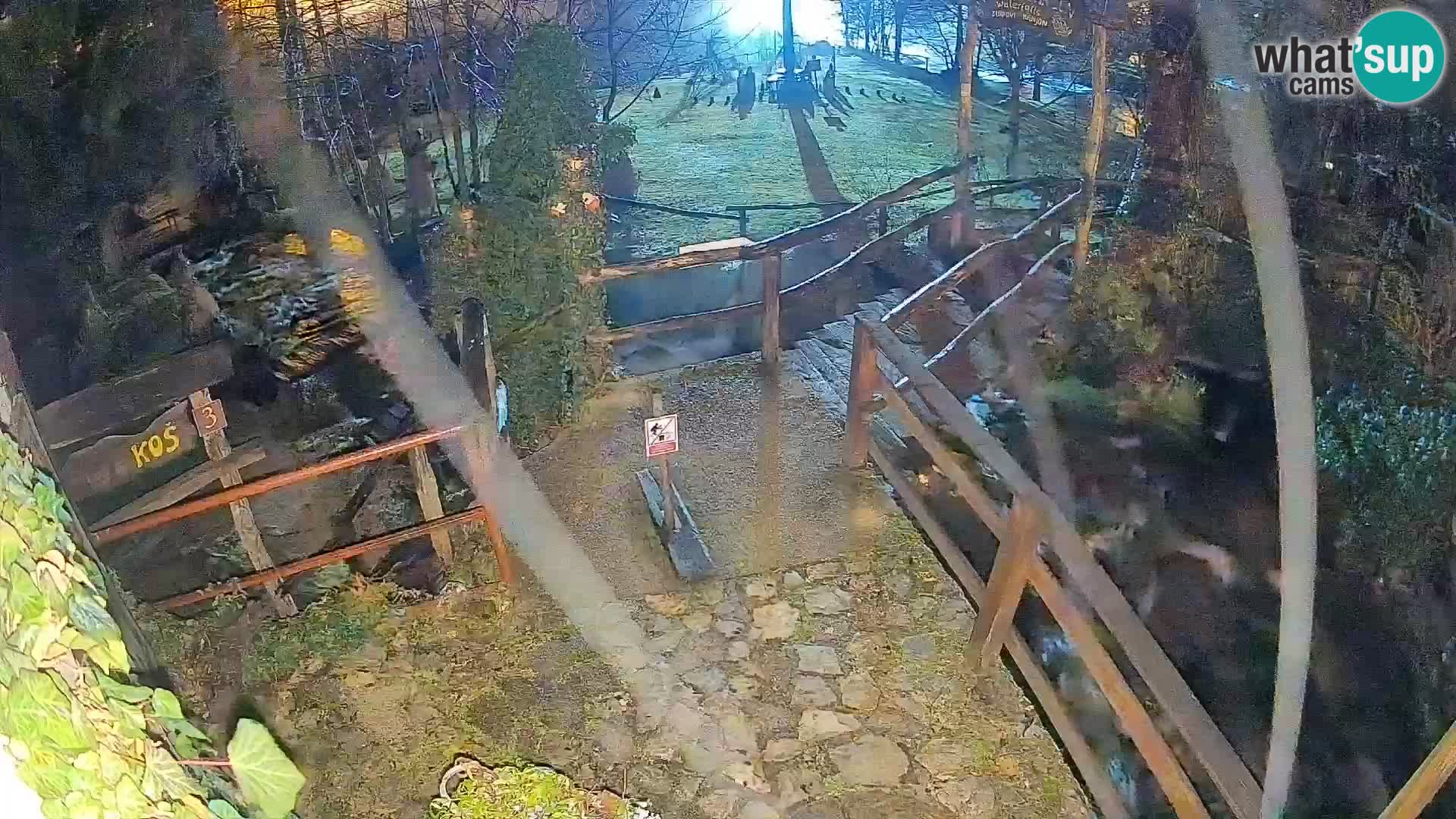 Seen auf dem Fluss Slunjčica in Rastoke