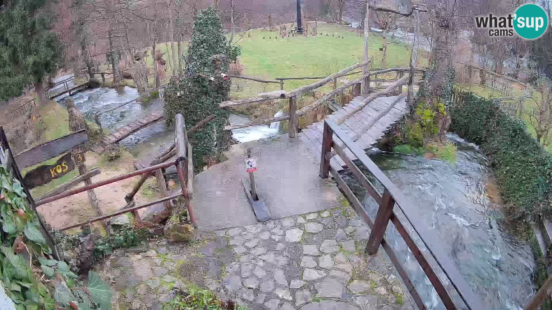 lagos en el río Slunjčica en Rastoke