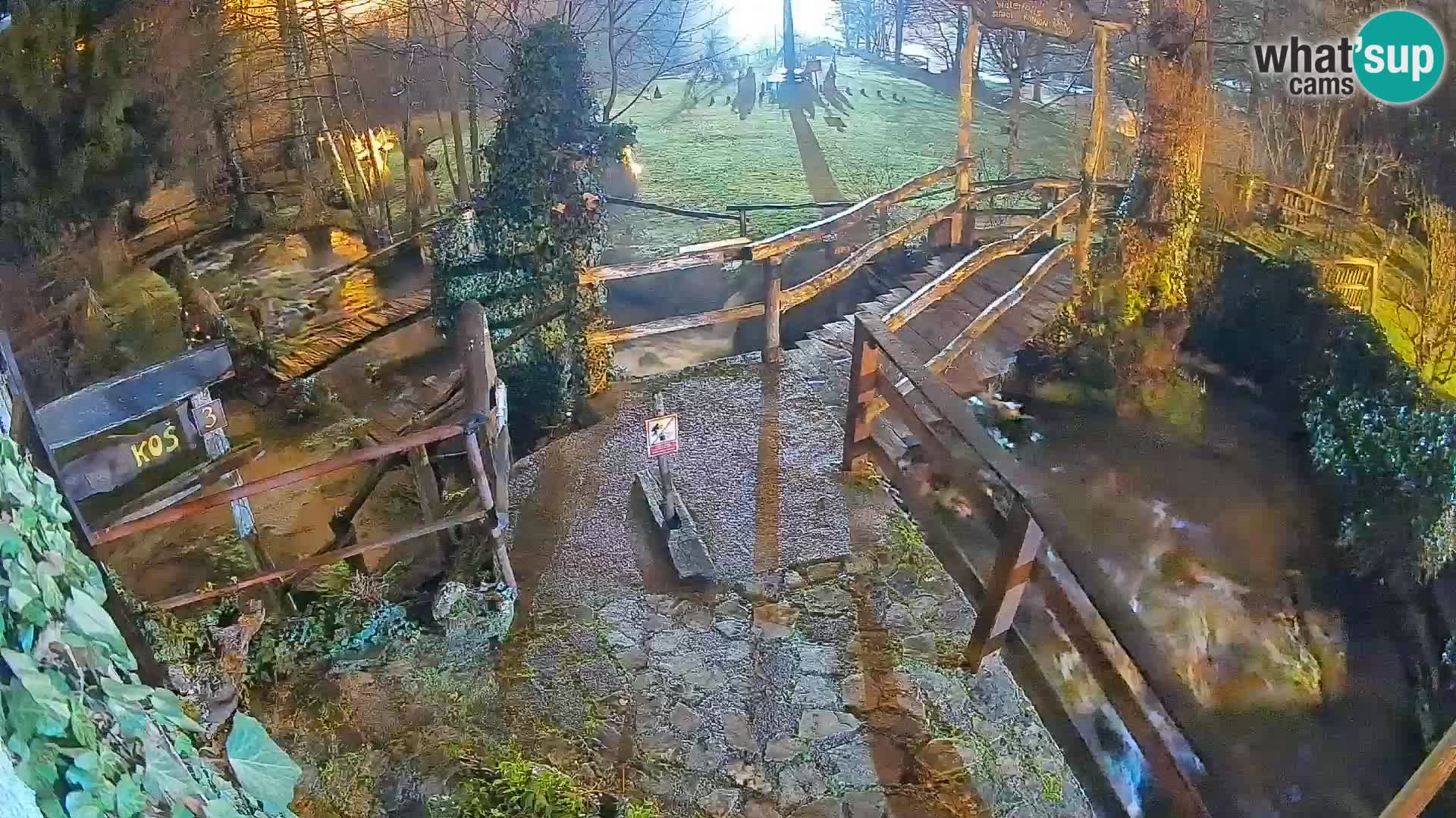 lagos en el río Slunjčica en Rastoke