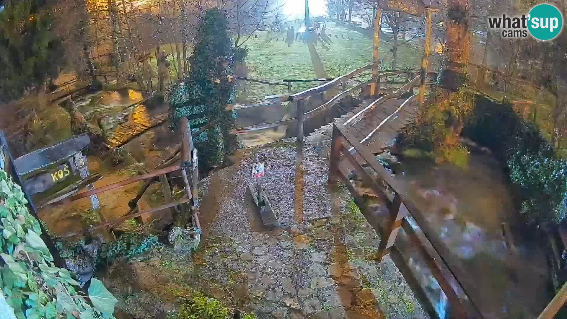 Seen auf dem Fluss Slunjčica in Rastoke