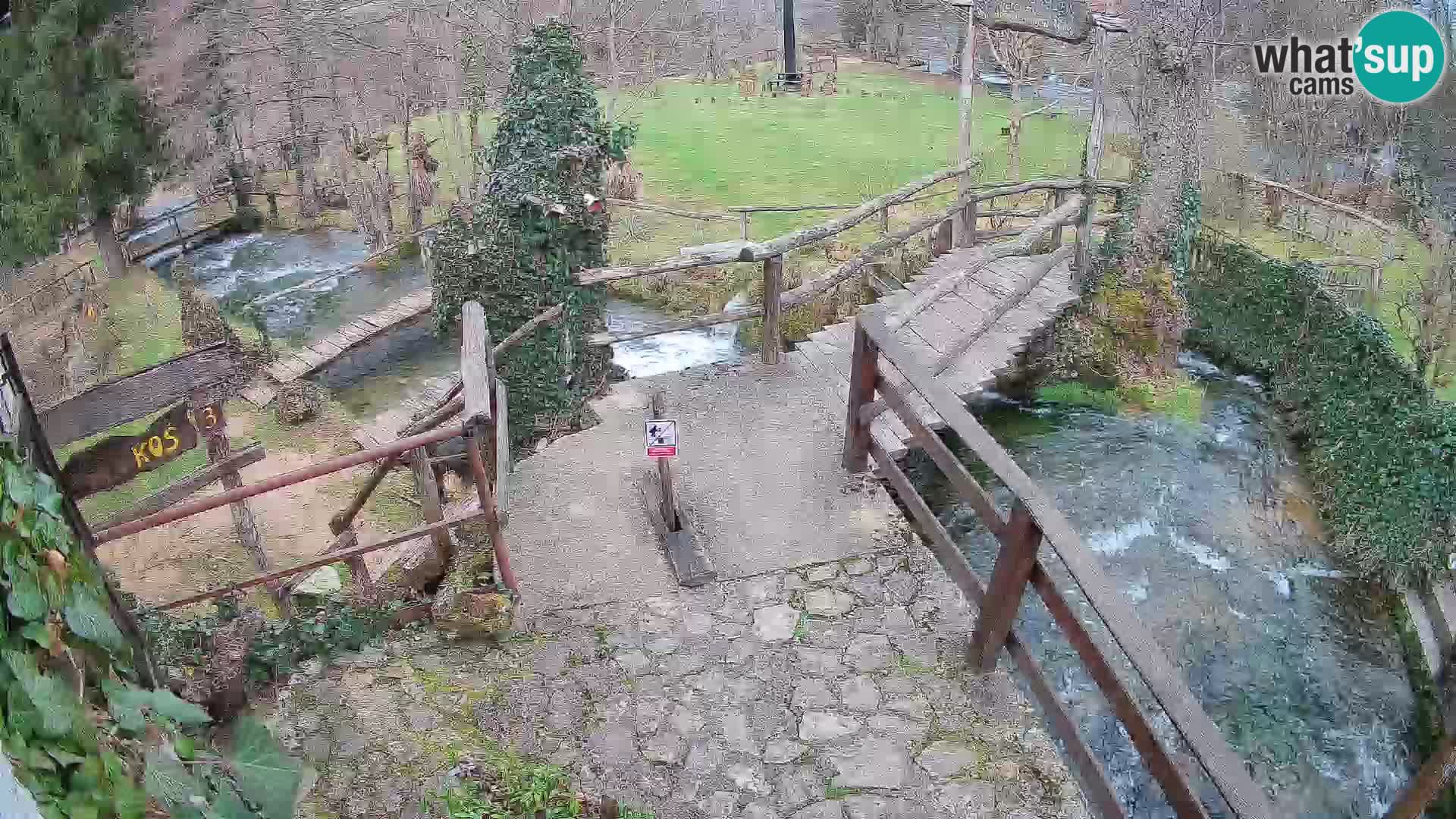 Seen auf dem Fluss Slunjčica in Rastoke
