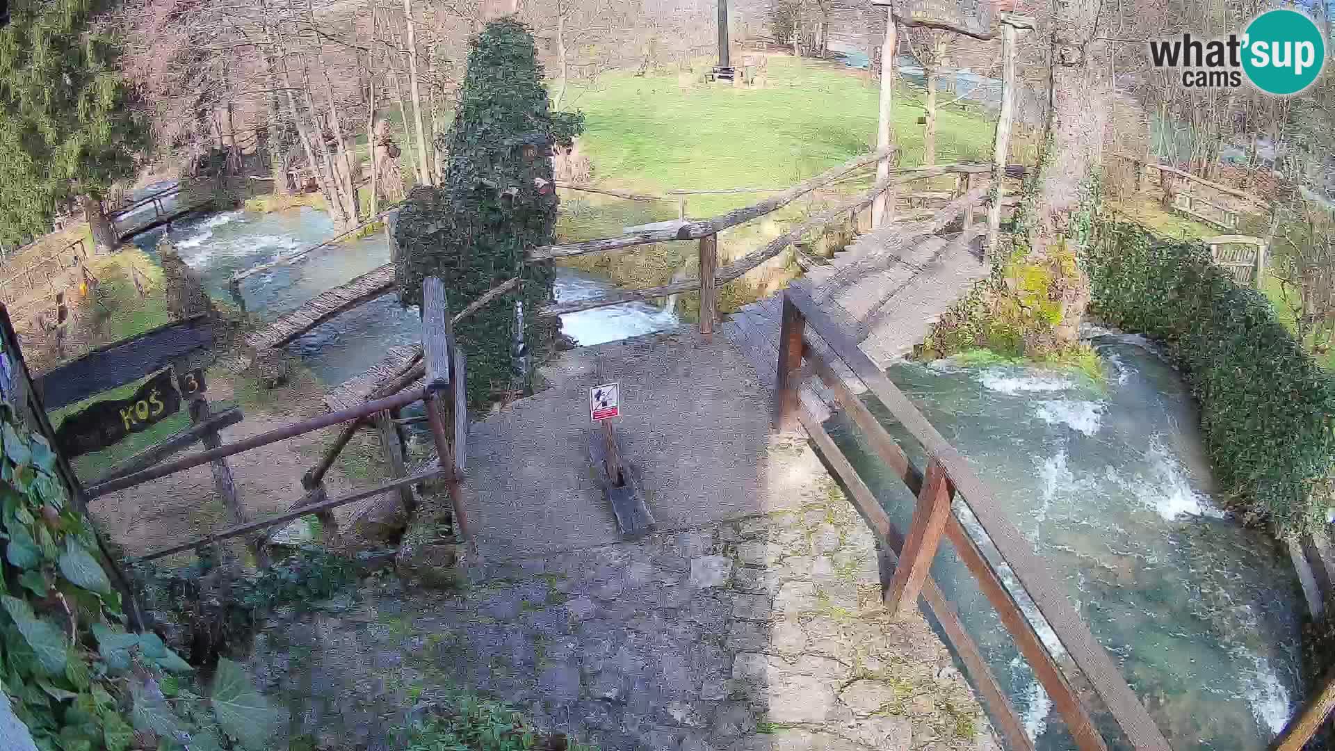 Seen auf dem Fluss Slunjčica in Rastoke