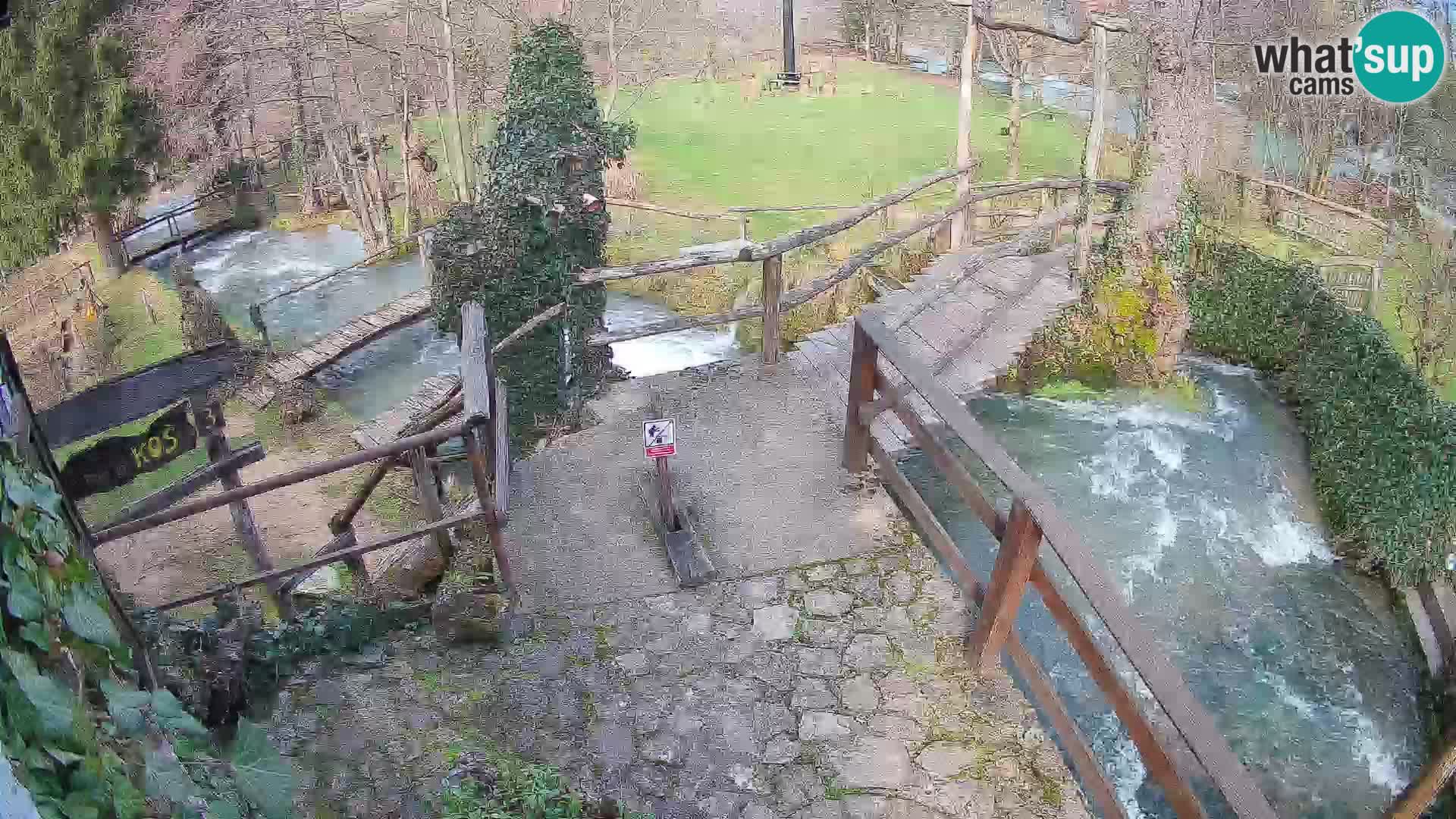 Seen auf dem Fluss Slunjčica in Rastoke