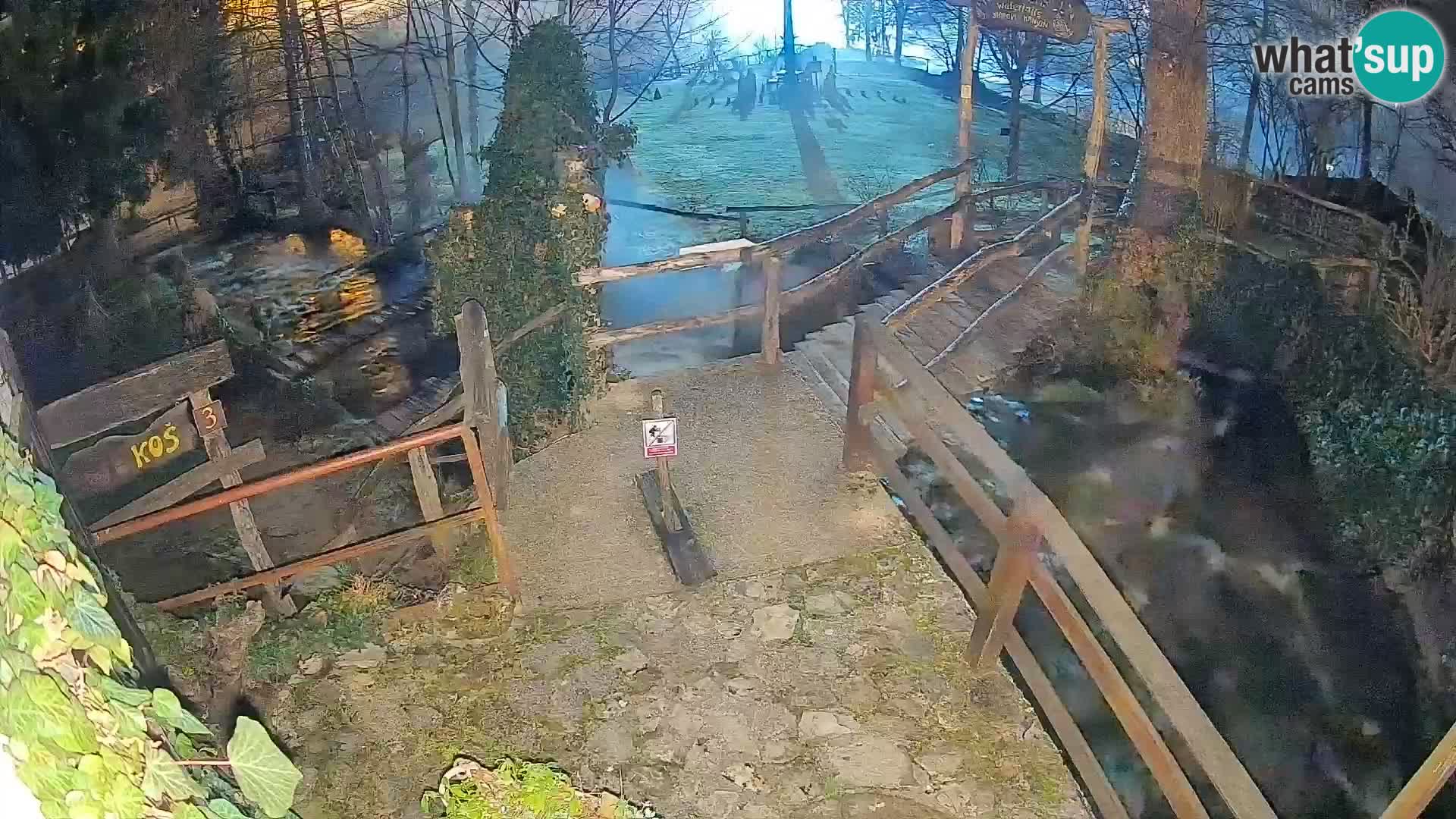 Jezera na reki Slunjčica v Rastokah