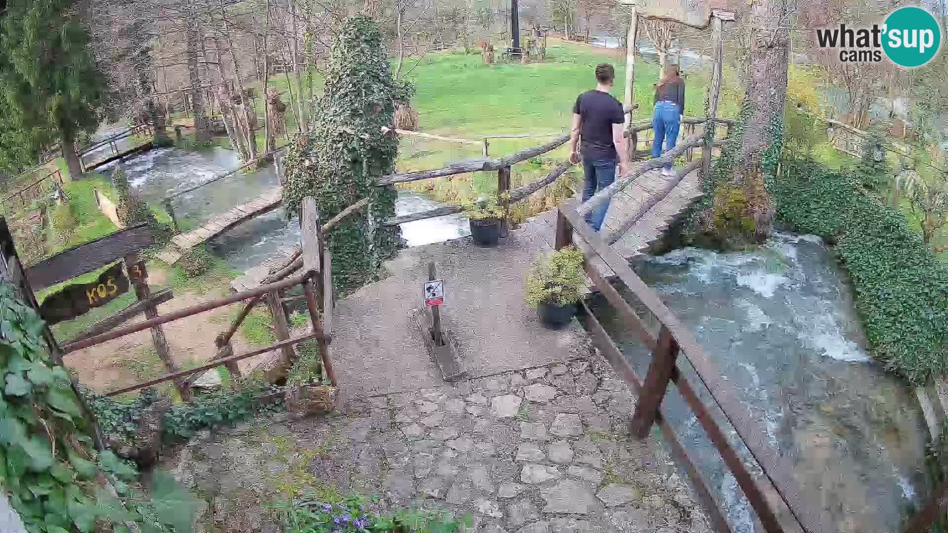 Jezera na reki Slunjčica v Rastokah