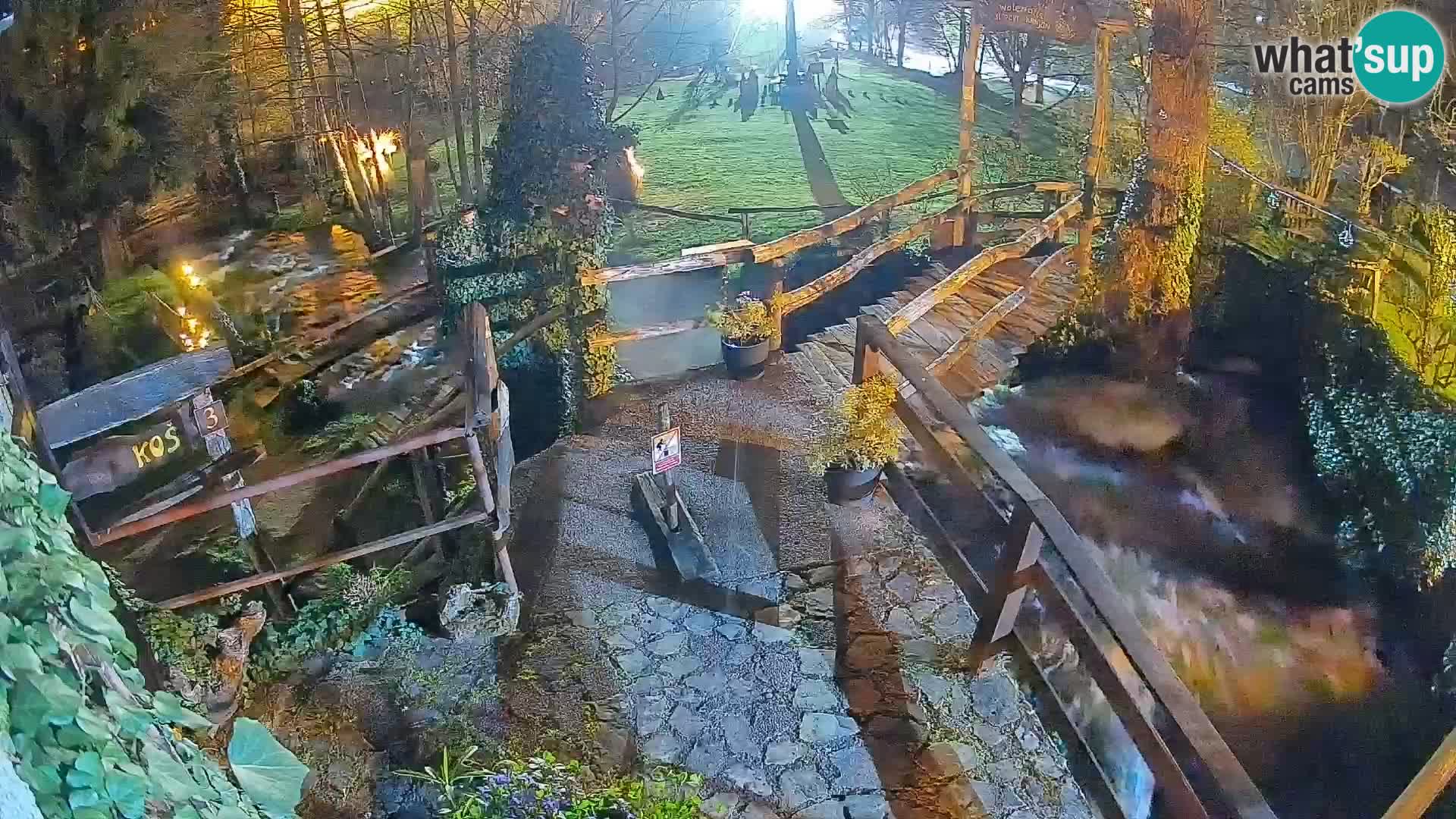 lagos en el río Slunjčica en Rastoke