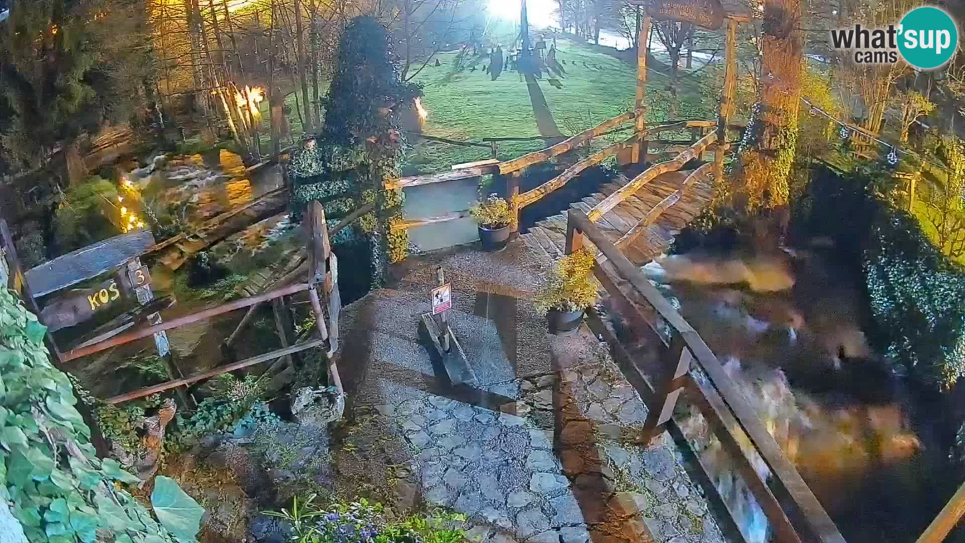 lagos en el río Slunjčica en Rastoke