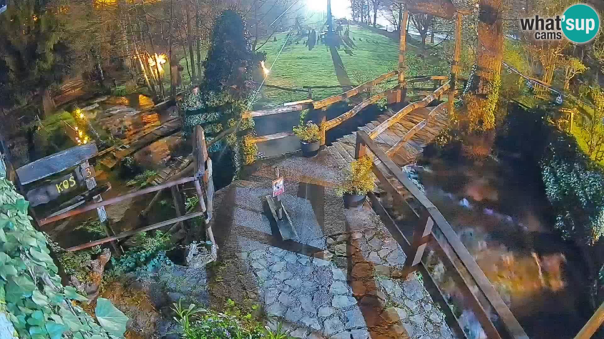 Seen auf dem Fluss Slunjčica in Rastoke