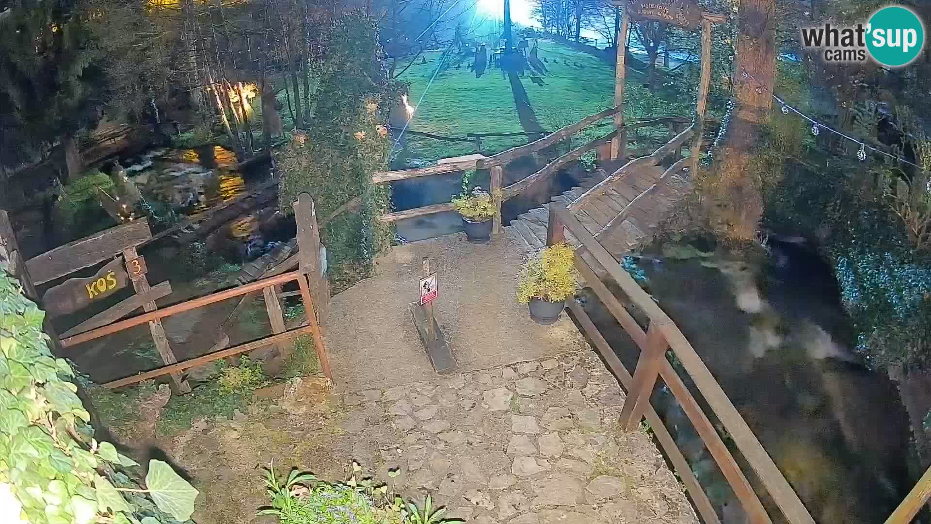 Seen auf dem Fluss Slunjčica in Rastoke