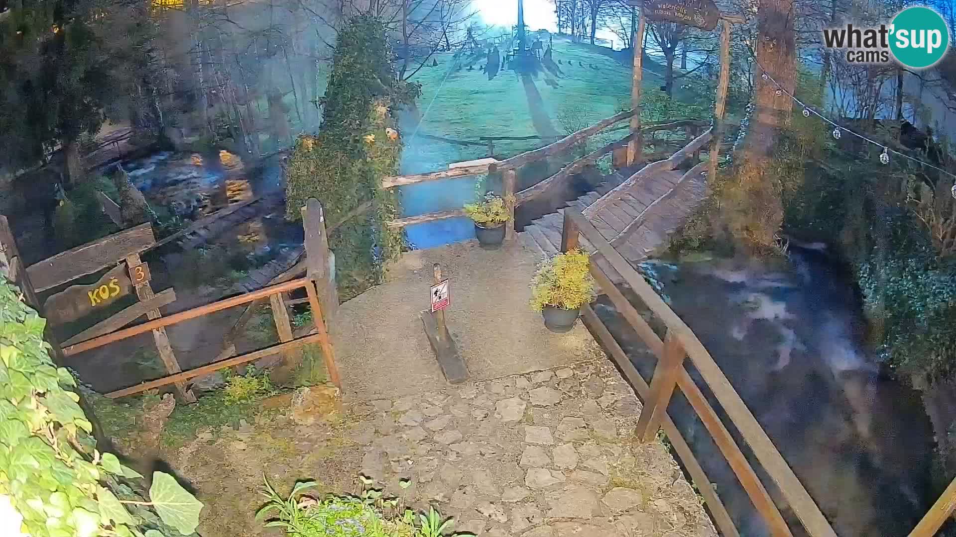 Jezera na reki Slunjčica v Rastokah