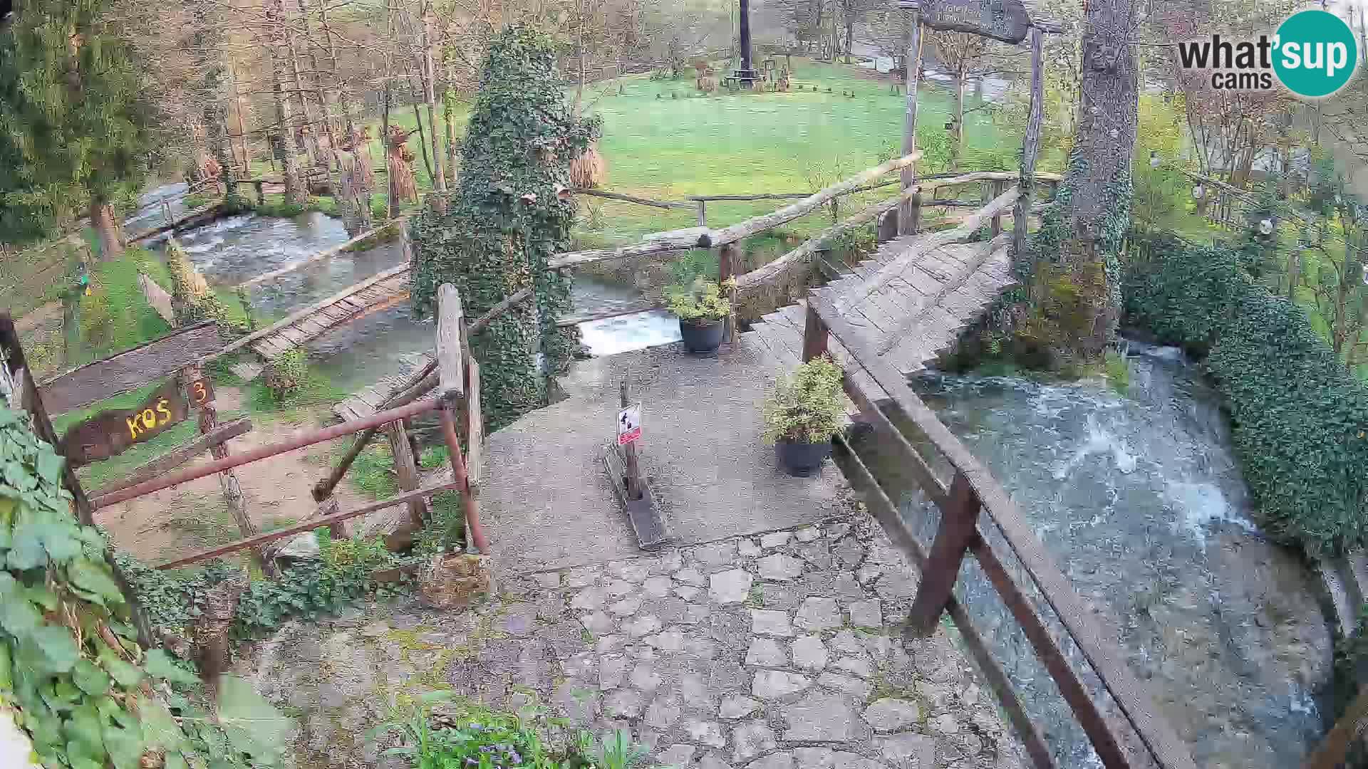 Jezera na reki Slunjčica v Rastokah