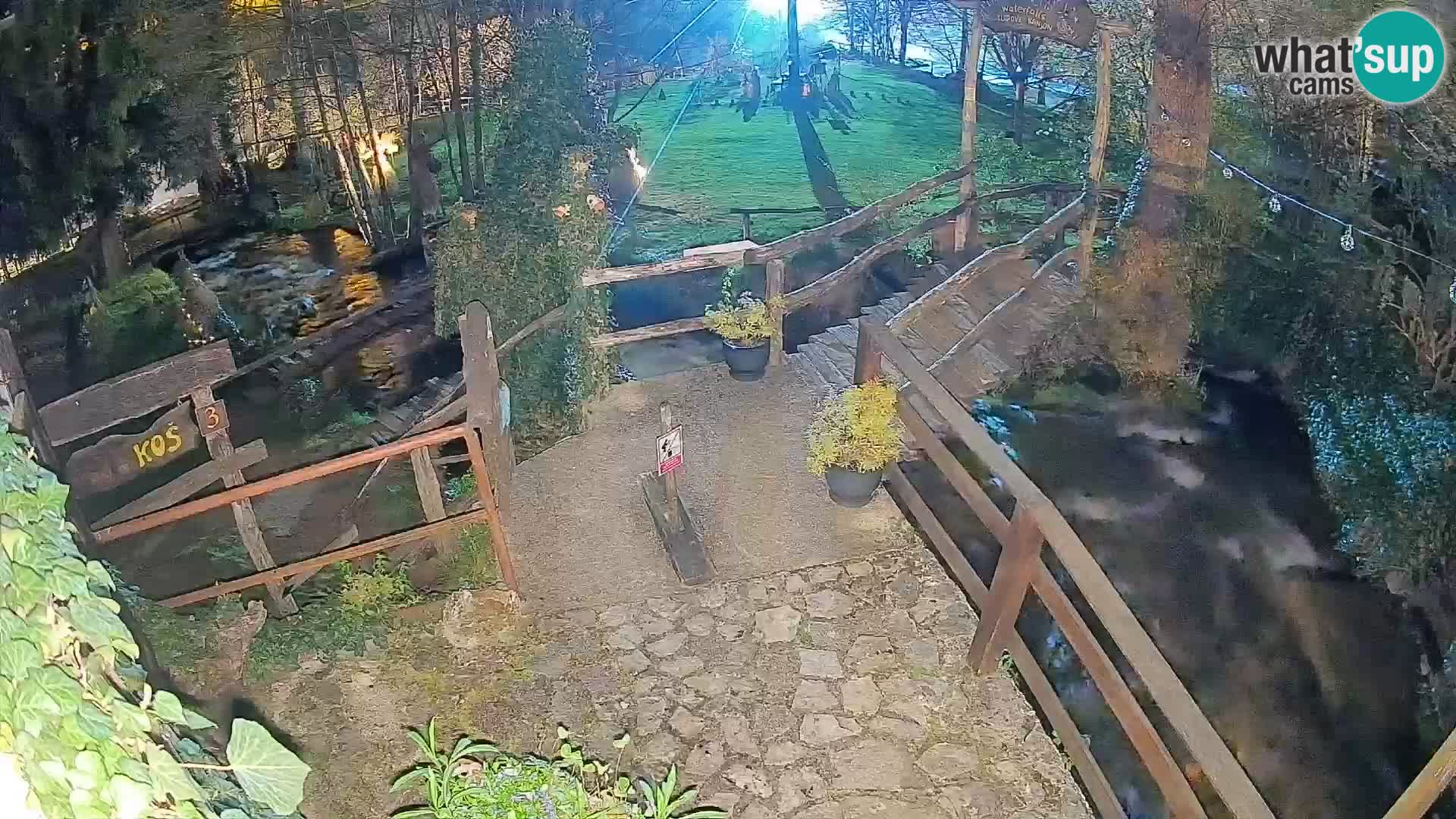 Jezera na reki Slunjčica v Rastokah