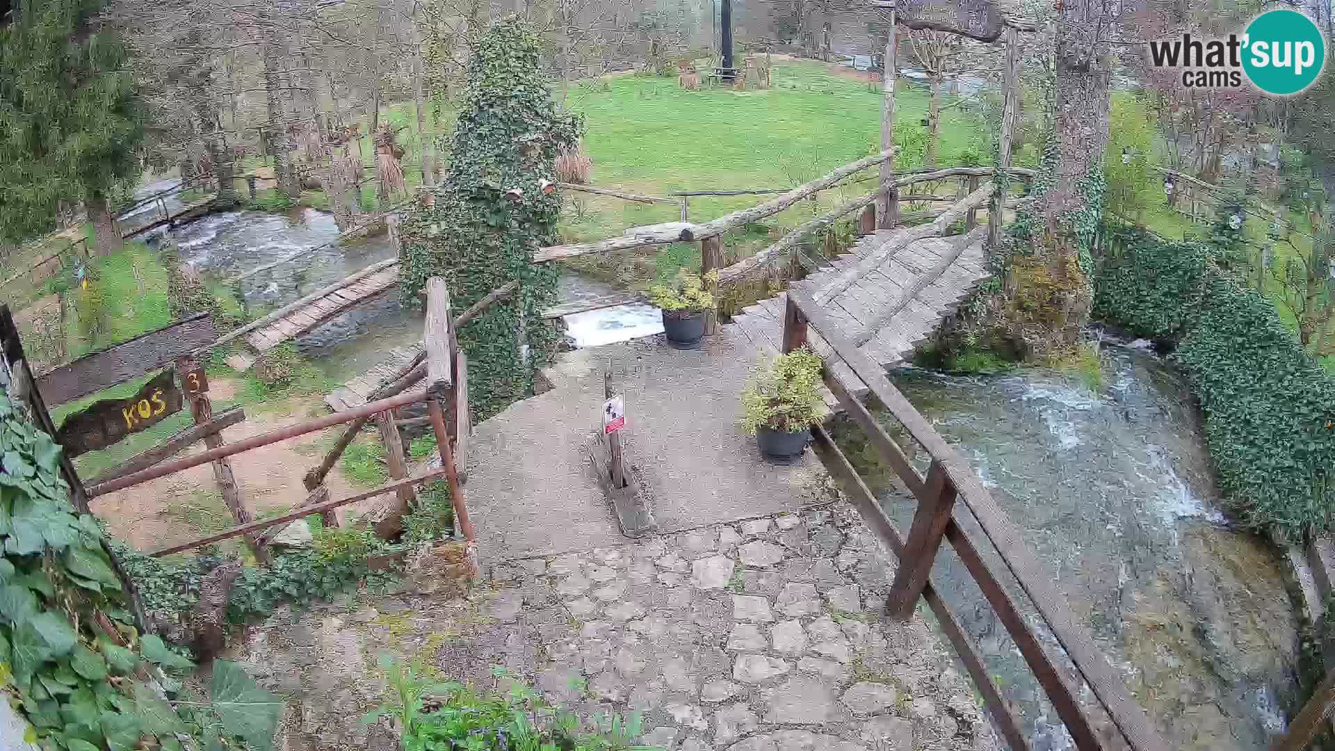 Seen auf dem Fluss Slunjčica in Rastoke