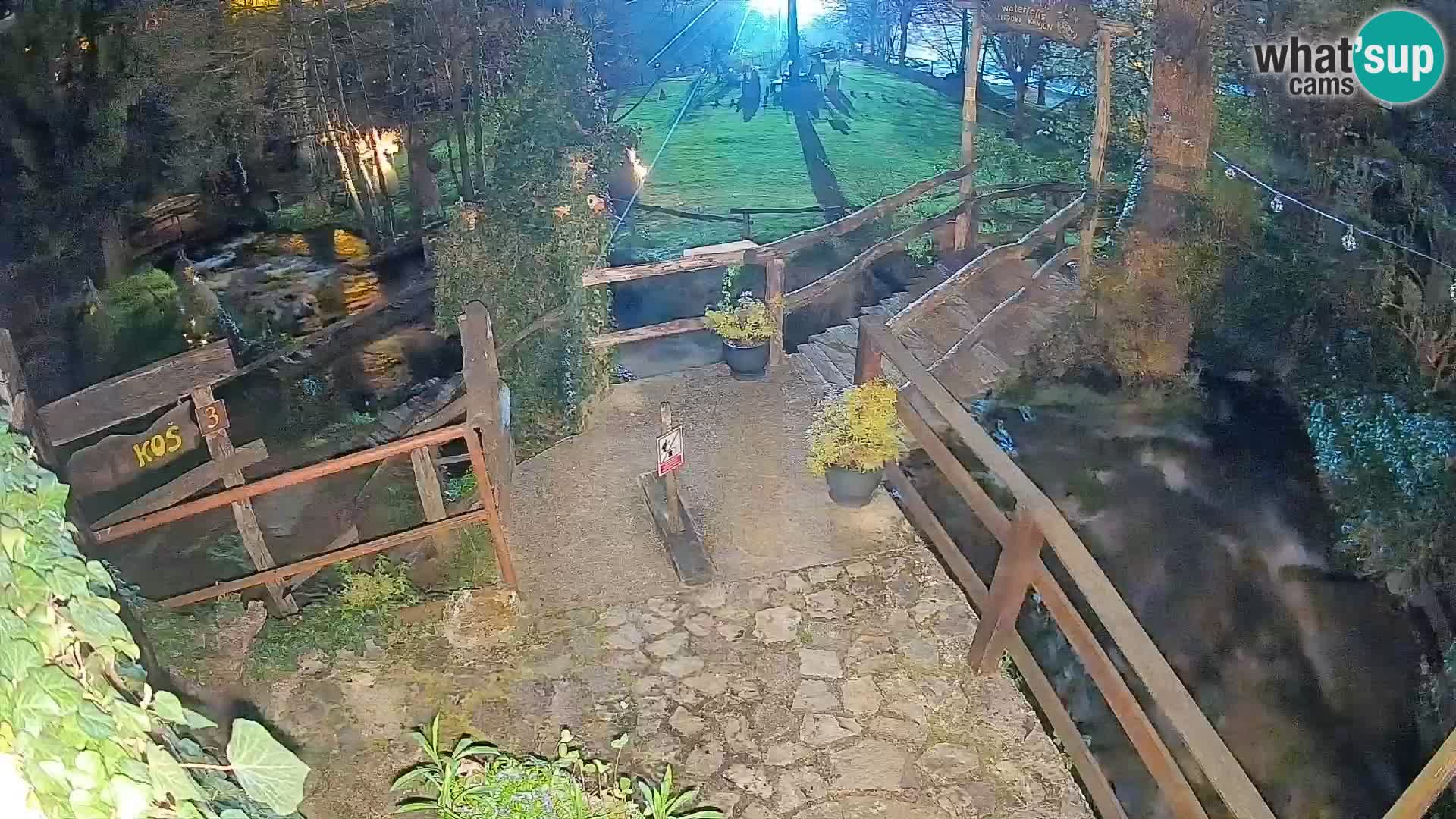 Jezera na reki Slunjčica v Rastokah