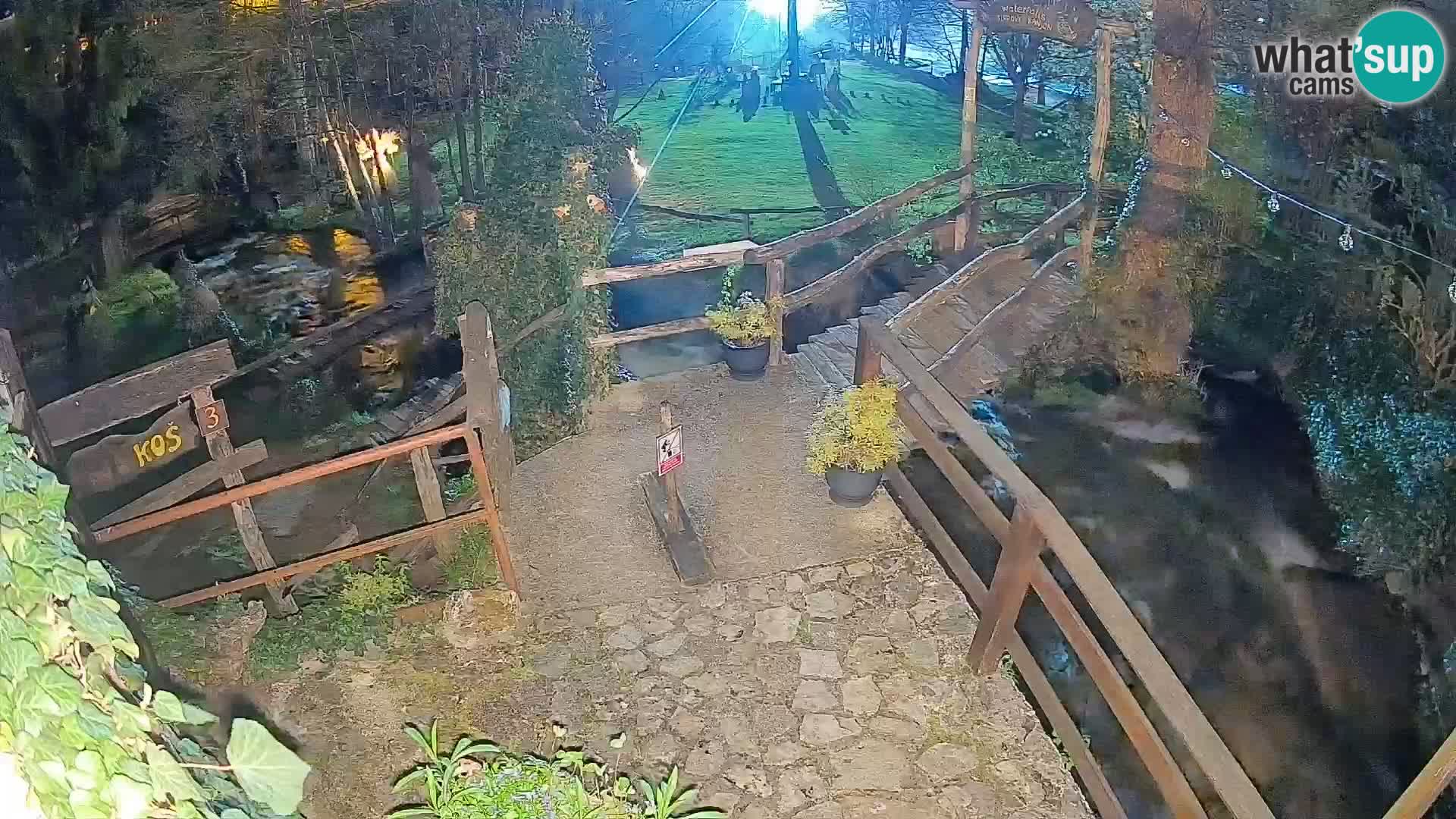 Jezera na reki Slunjčica v Rastokah