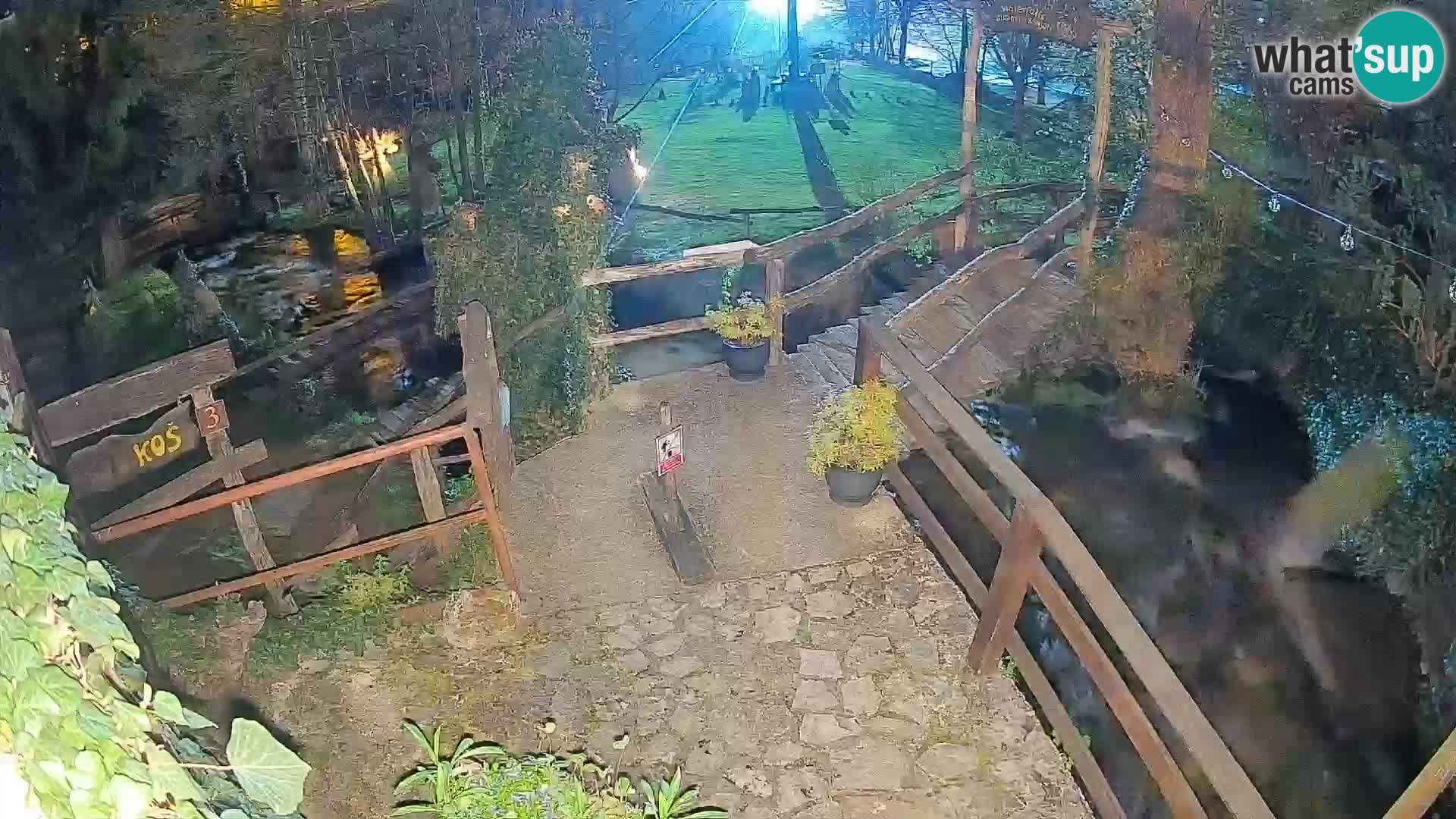 Seen auf dem Fluss Slunjčica in Rastoke