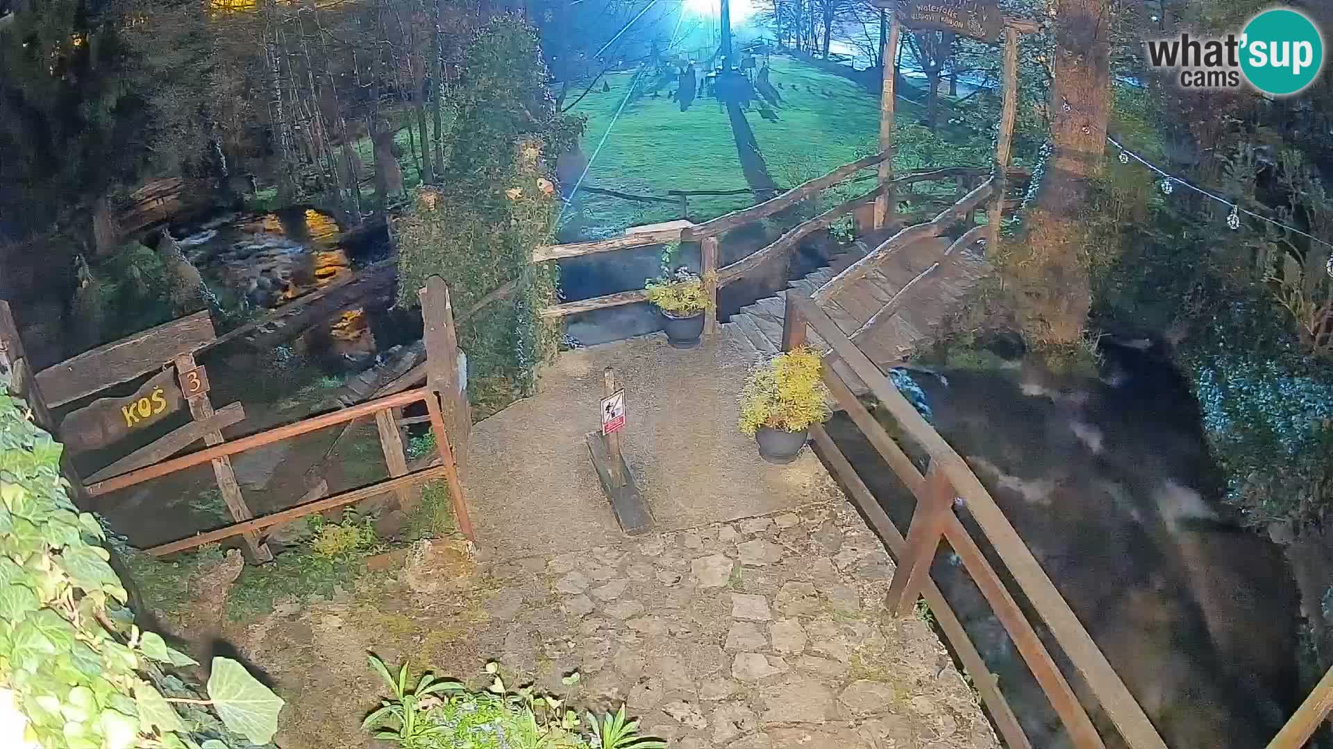 Jezera na reki Slunjčica v Rastokah