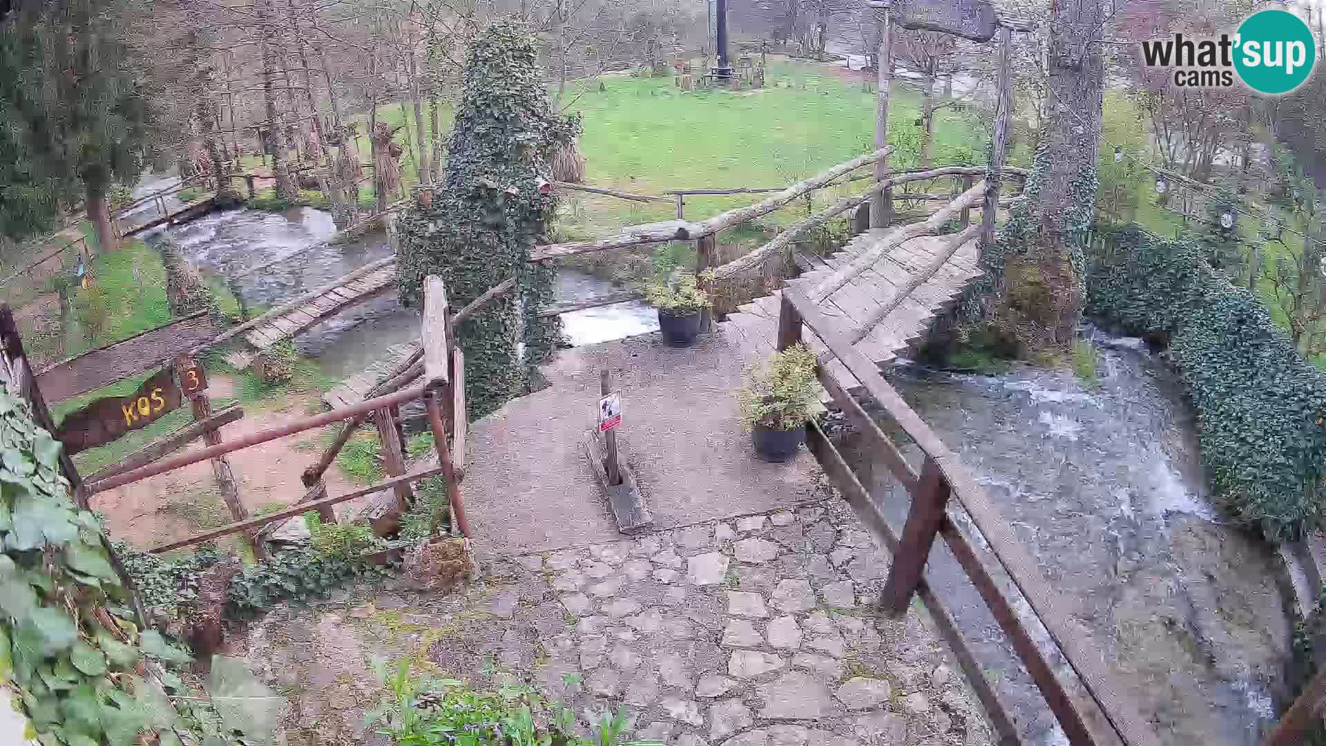 Jezera na reki Slunjčica v Rastokah