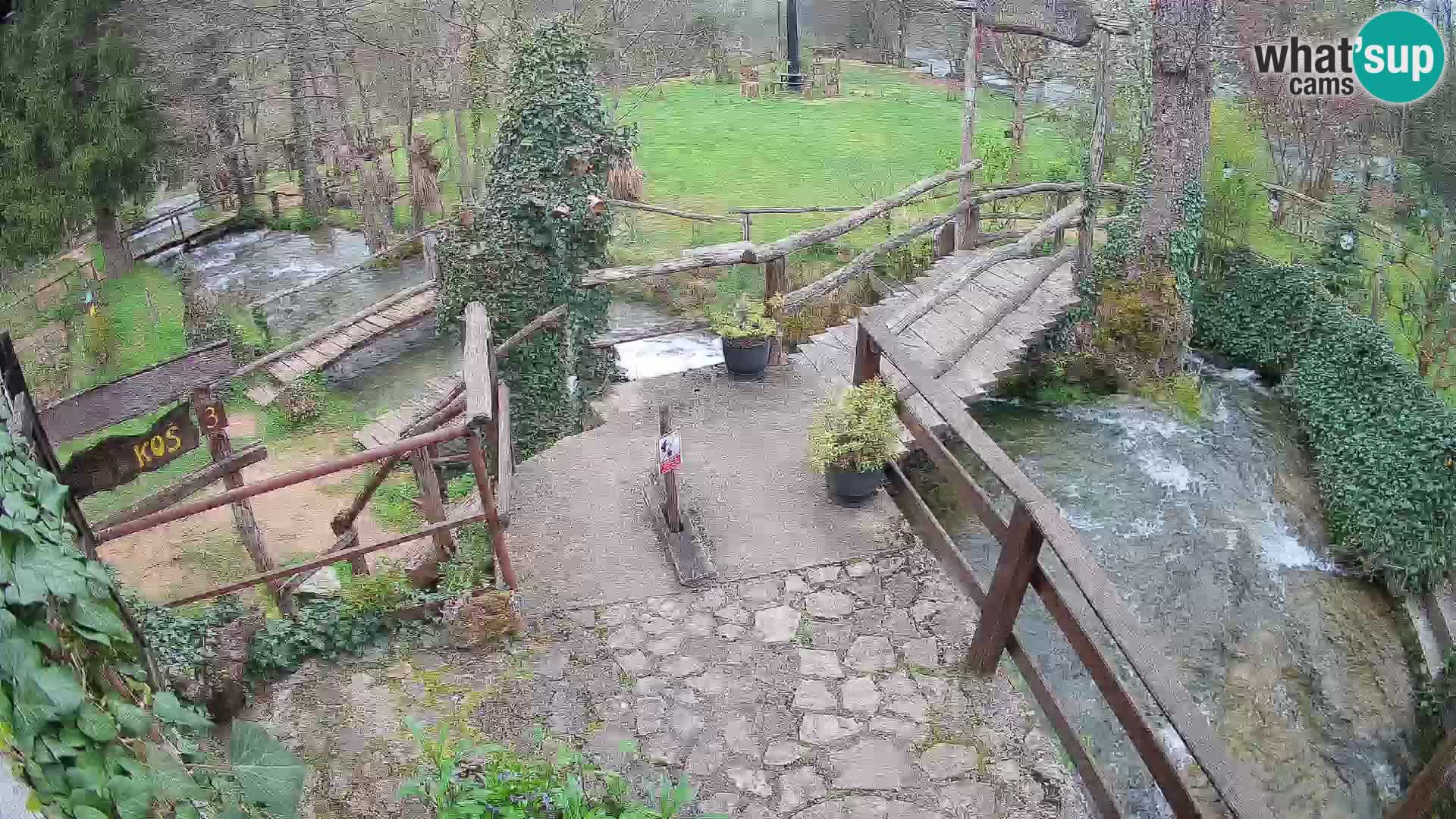 Jezera na reki Slunjčica v Rastokah