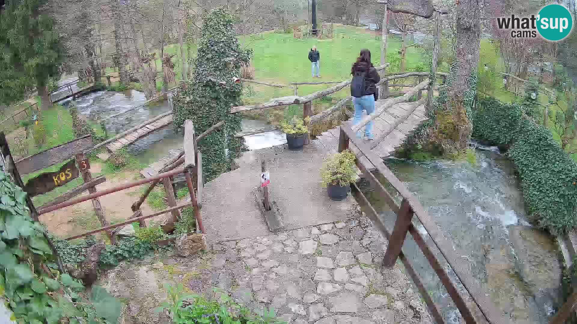 Jezera na reki Slunjčica v Rastokah