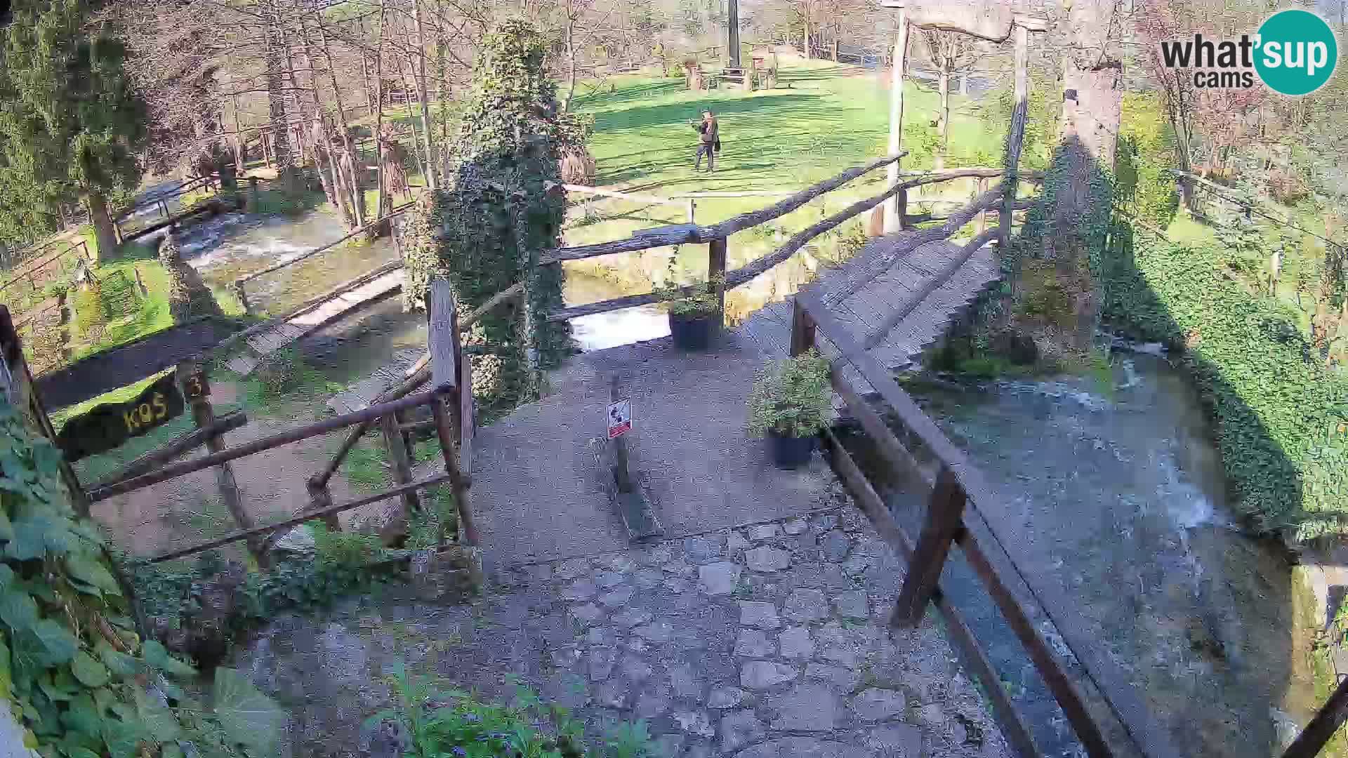 Seen auf dem Fluss Slunjčica in Rastoke