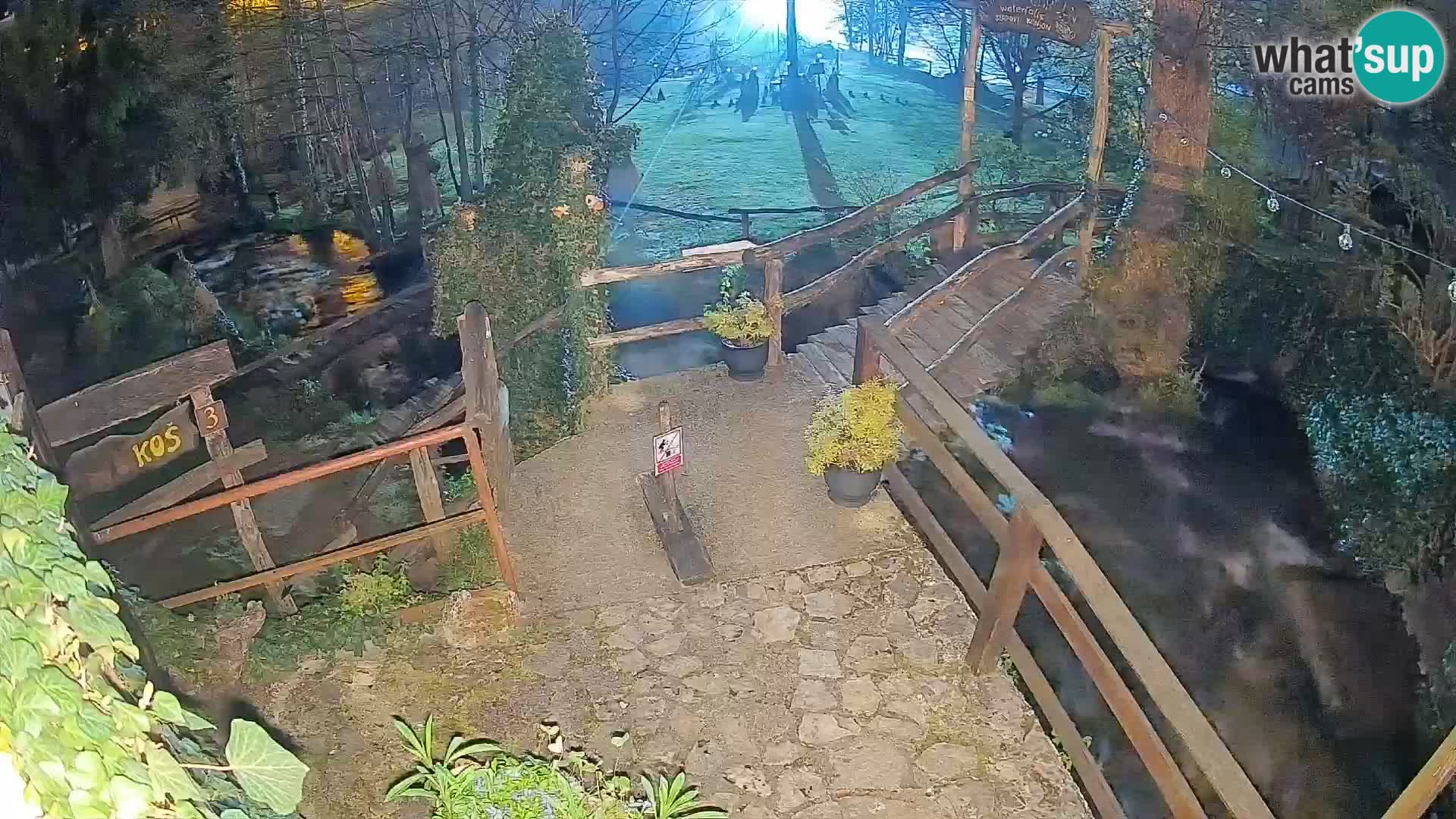 Seen auf dem Fluss Slunjčica in Rastoke