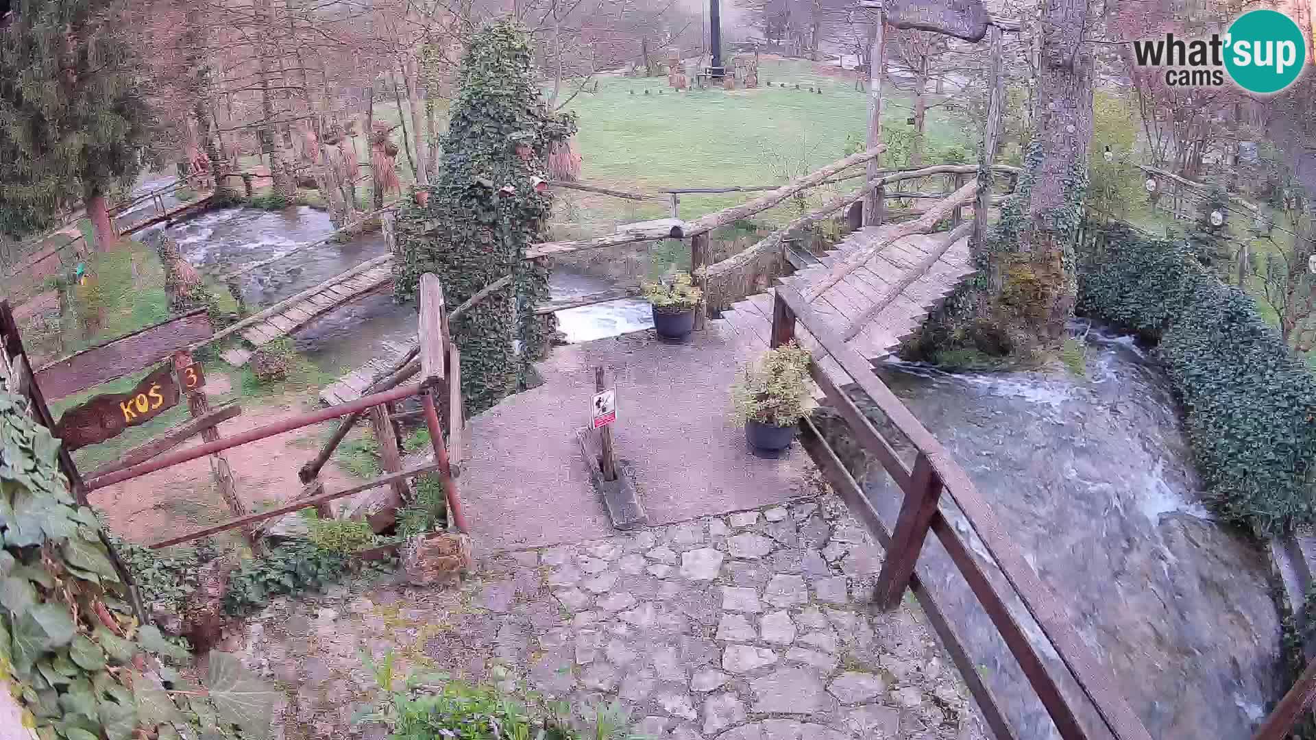 Jezera na reki Slunjčica v Rastokah