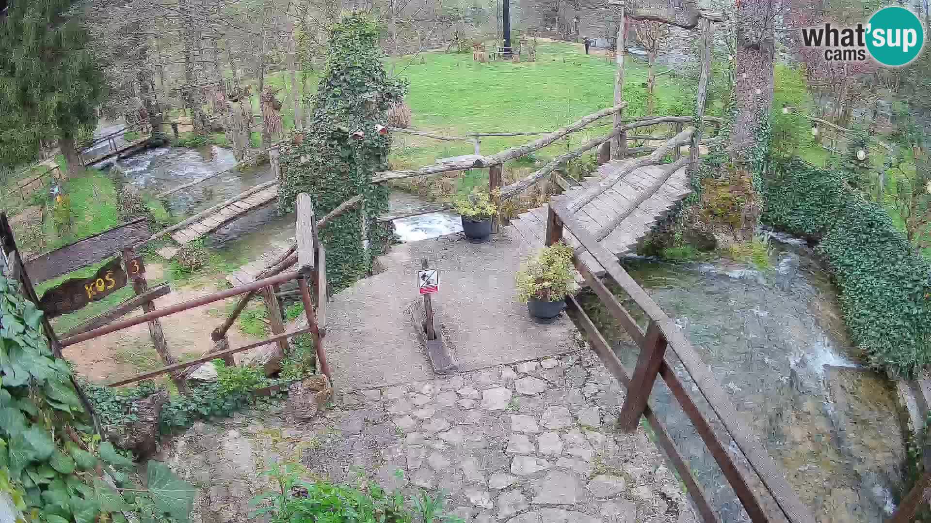 Jezera na reki Slunjčica v Rastokah