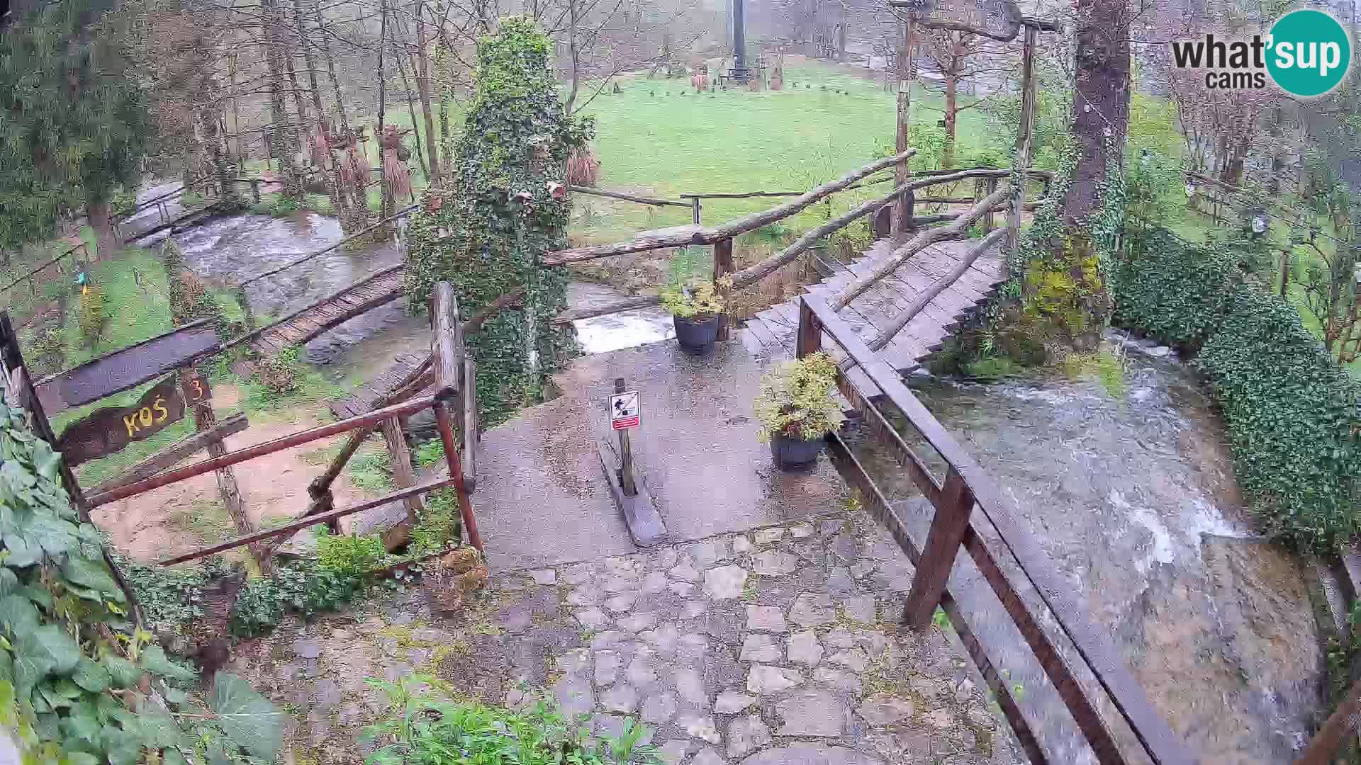 Seen auf dem Fluss Slunjčica in Rastoke