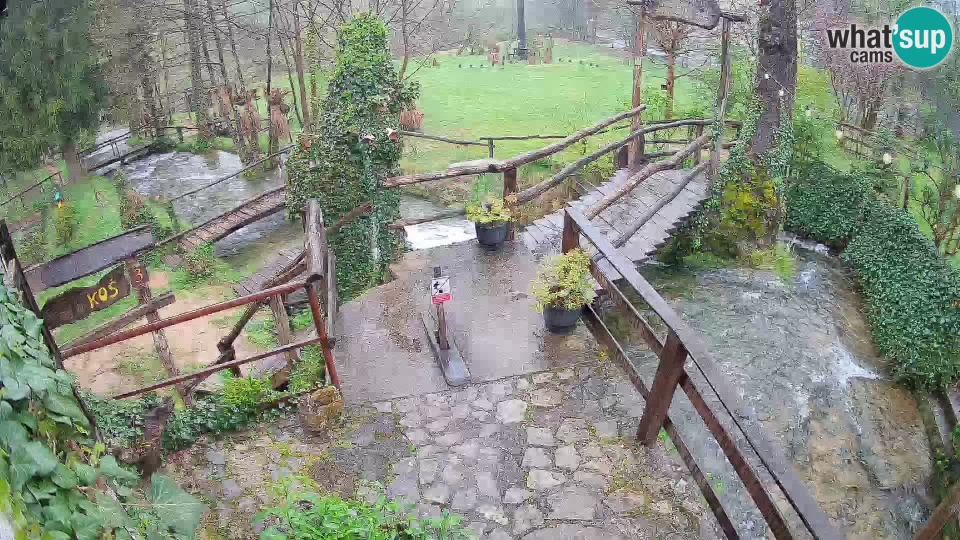 Seen auf dem Fluss Slunjčica in Rastoke