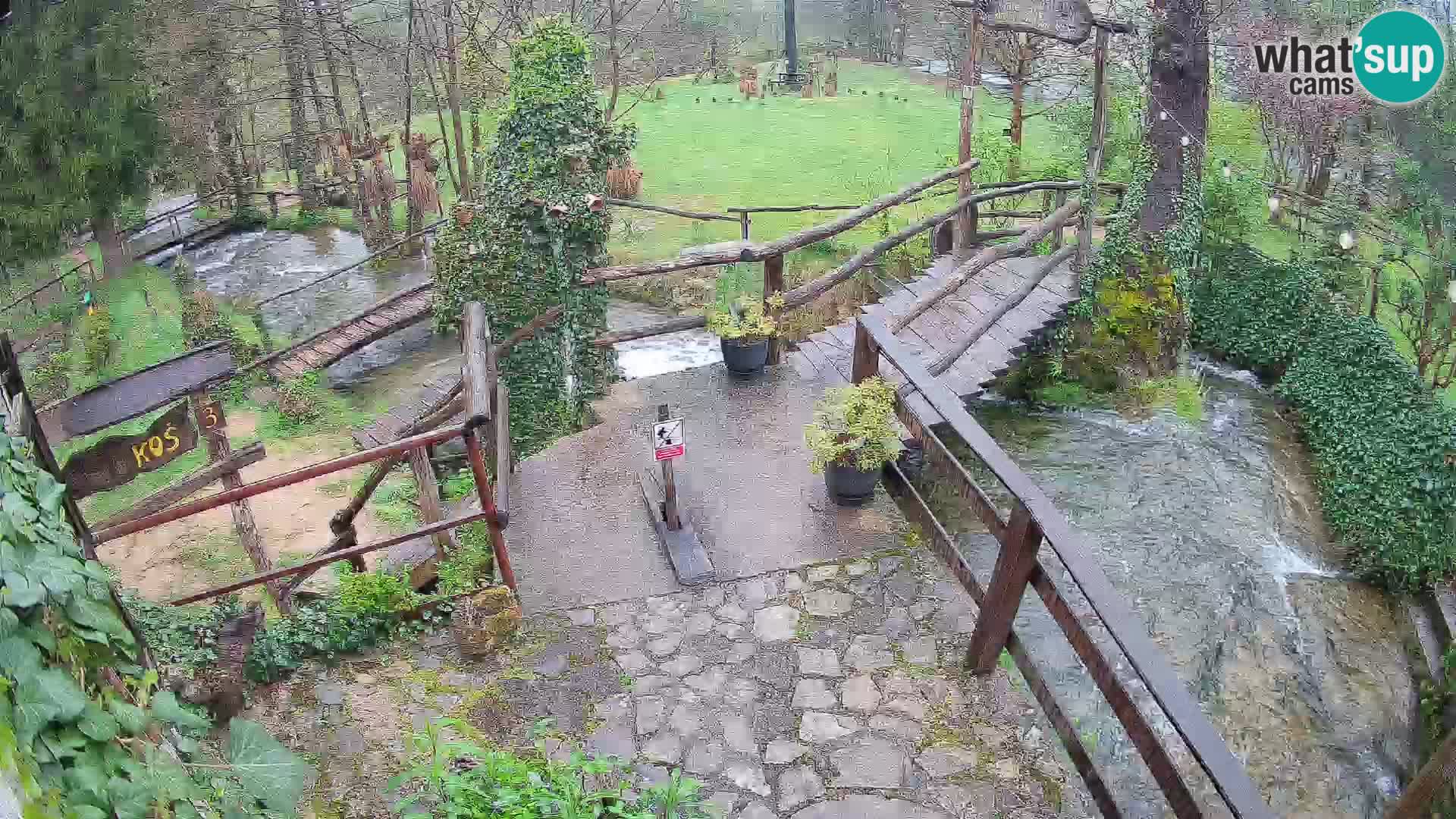 Jezera na reki Slunjčica v Rastokah