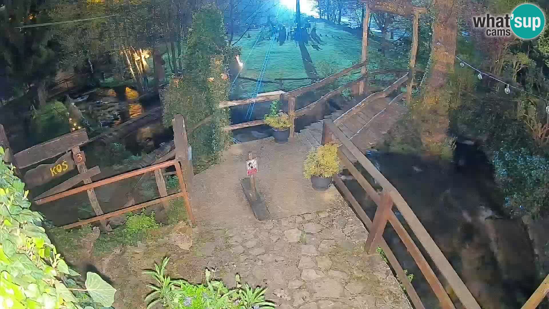 lagos en el río Slunjčica en Rastoke