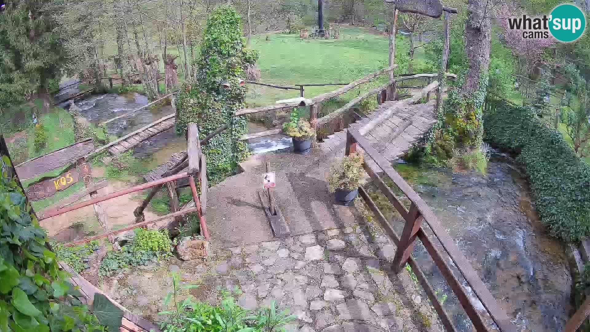 lagos en el río Slunjčica en Rastoke