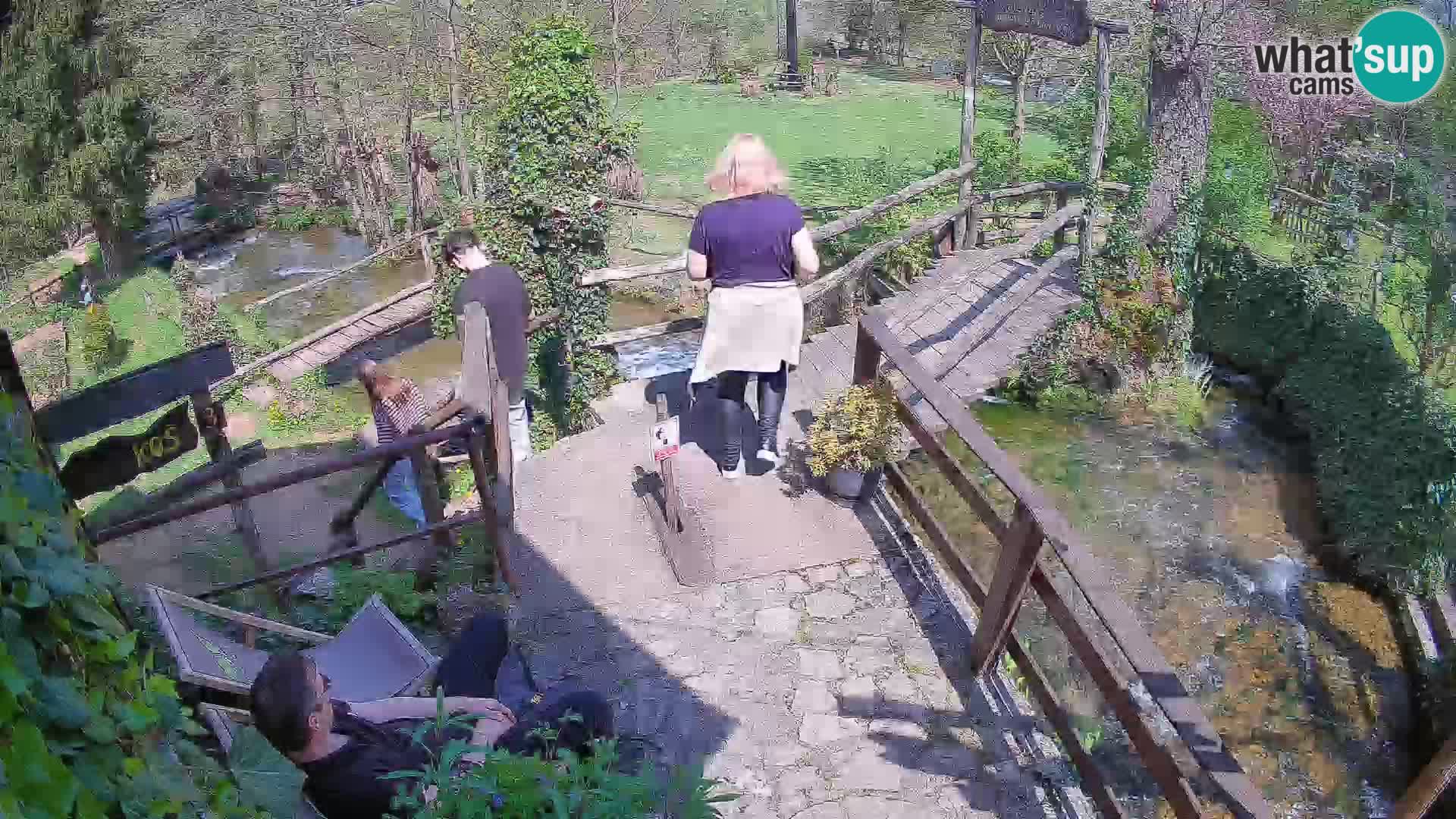 Seen auf dem Fluss Slunjčica in Rastoke