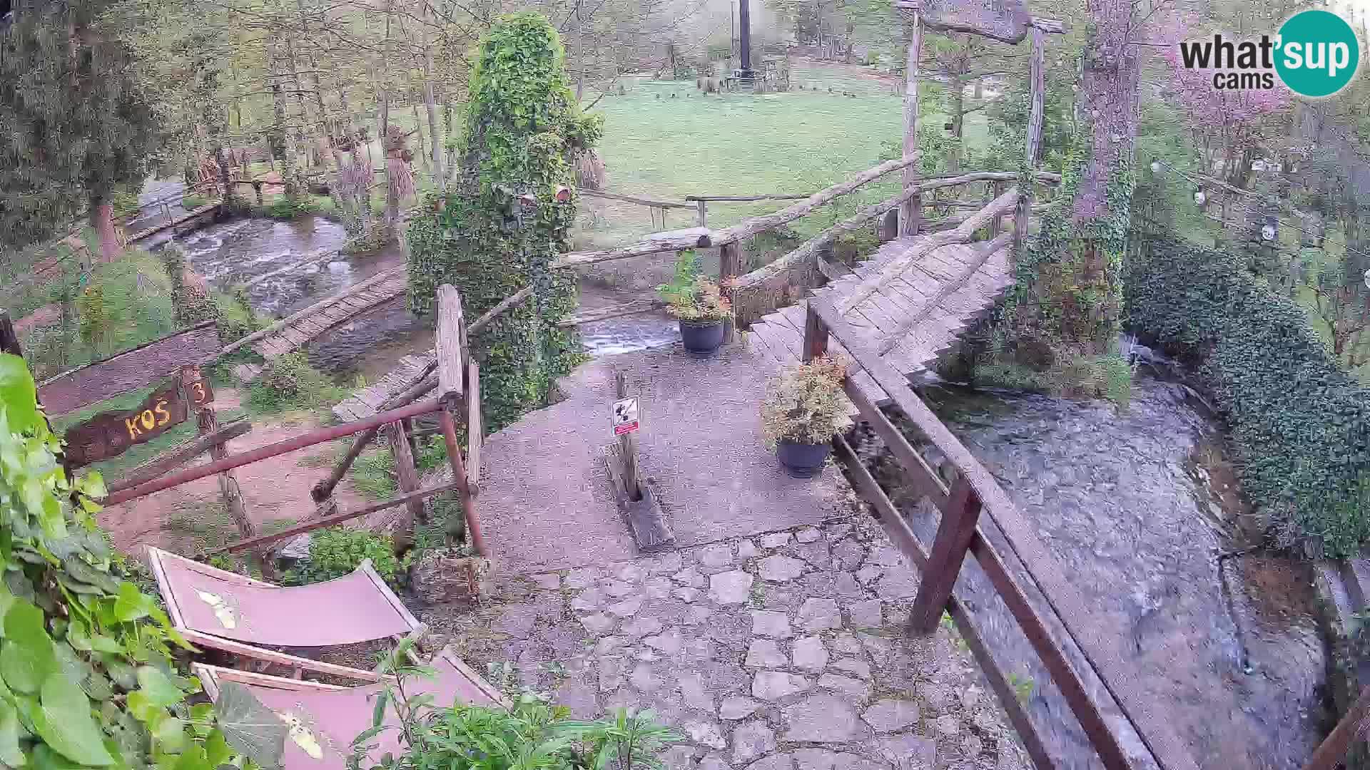 Seen auf dem Fluss Slunjčica in Rastoke