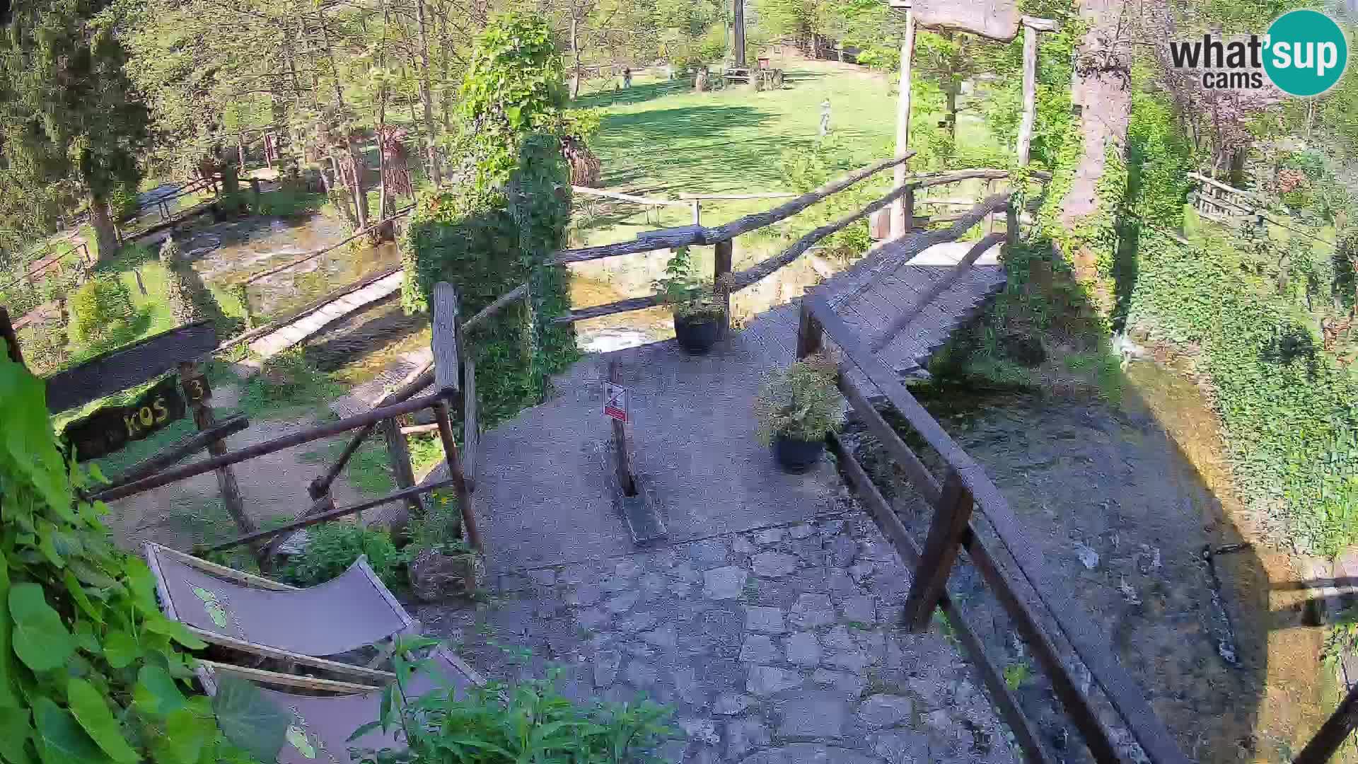 Jezera na reki Slunjčica v Rastokah