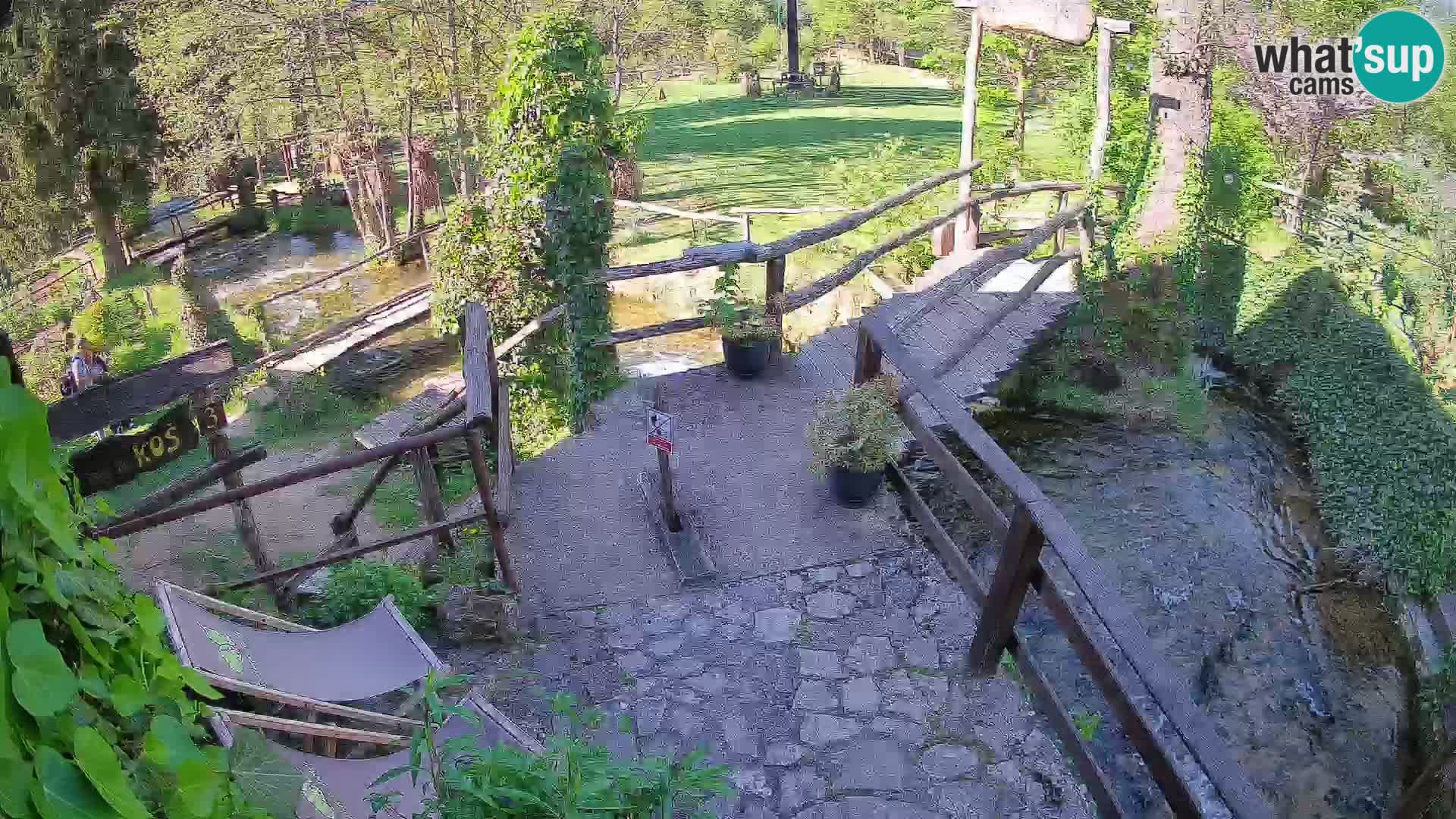 Jezera na reki Slunjčica v Rastokah