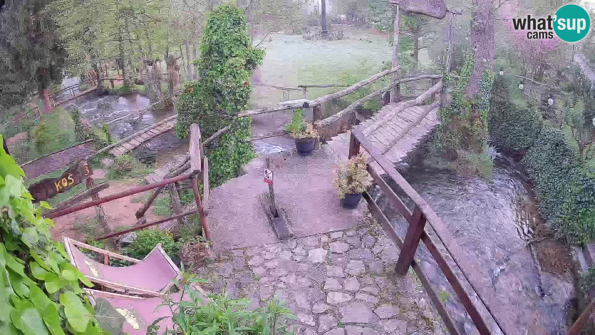 Seen auf dem Fluss Slunjčica in Rastoke