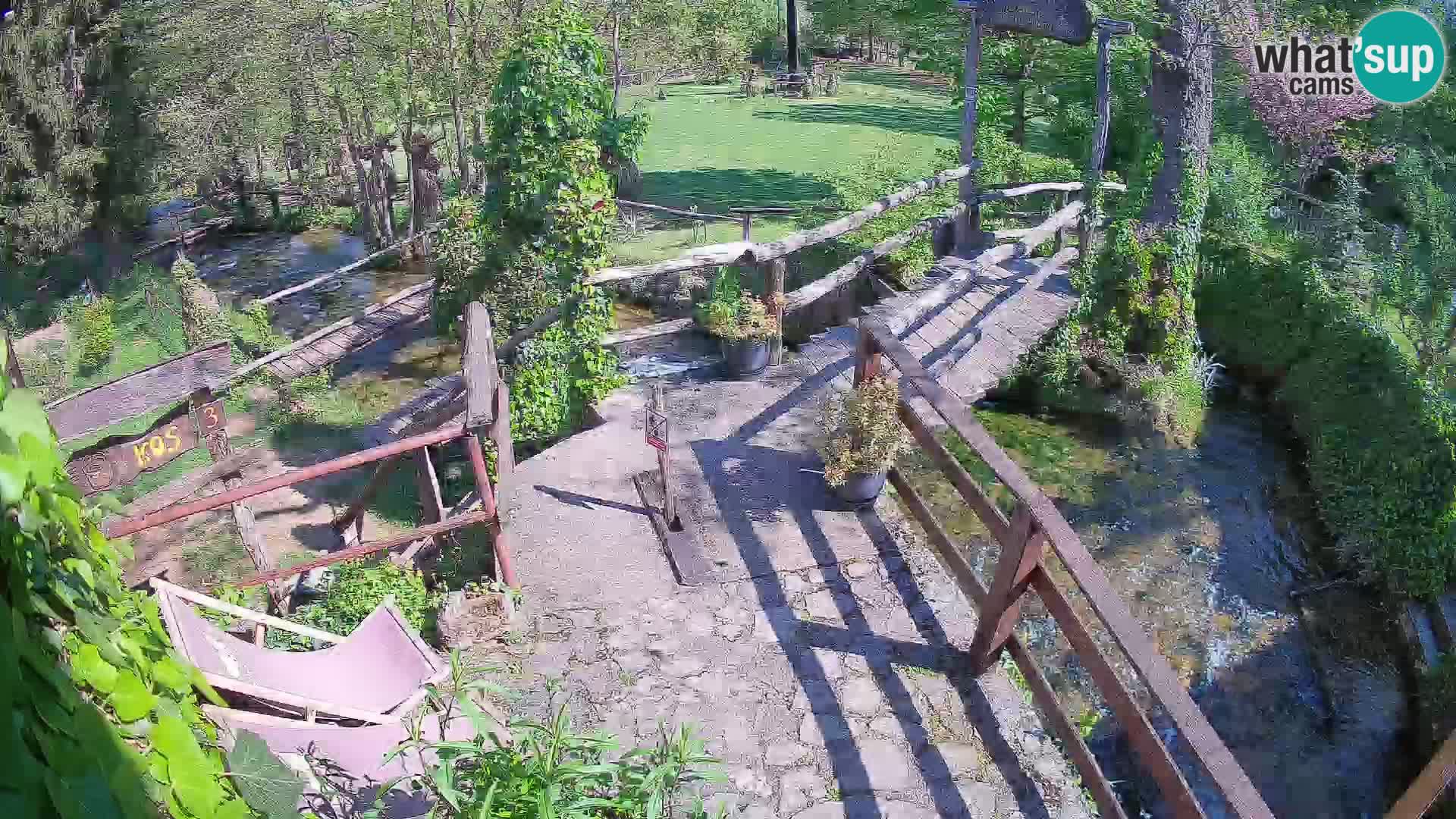 lagos en el río Slunjčica en Rastoke