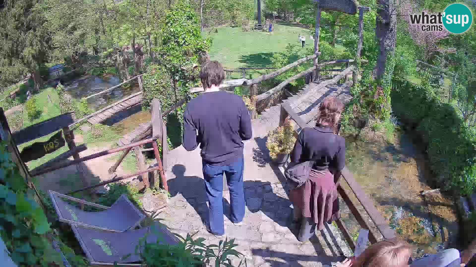 Seen auf dem Fluss Slunjčica in Rastoke