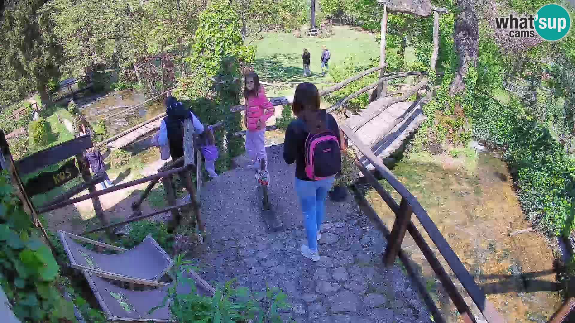 Jezera na reki Slunjčica v Rastokah
