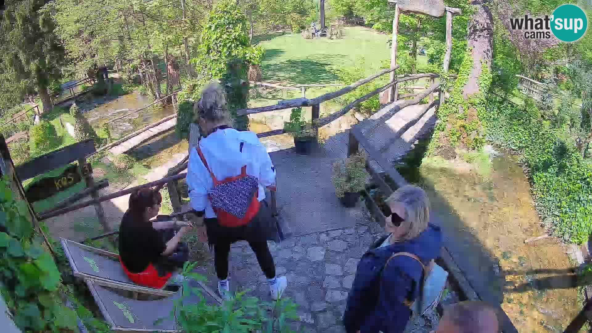 Jezera na reki Slunjčica v Rastokah