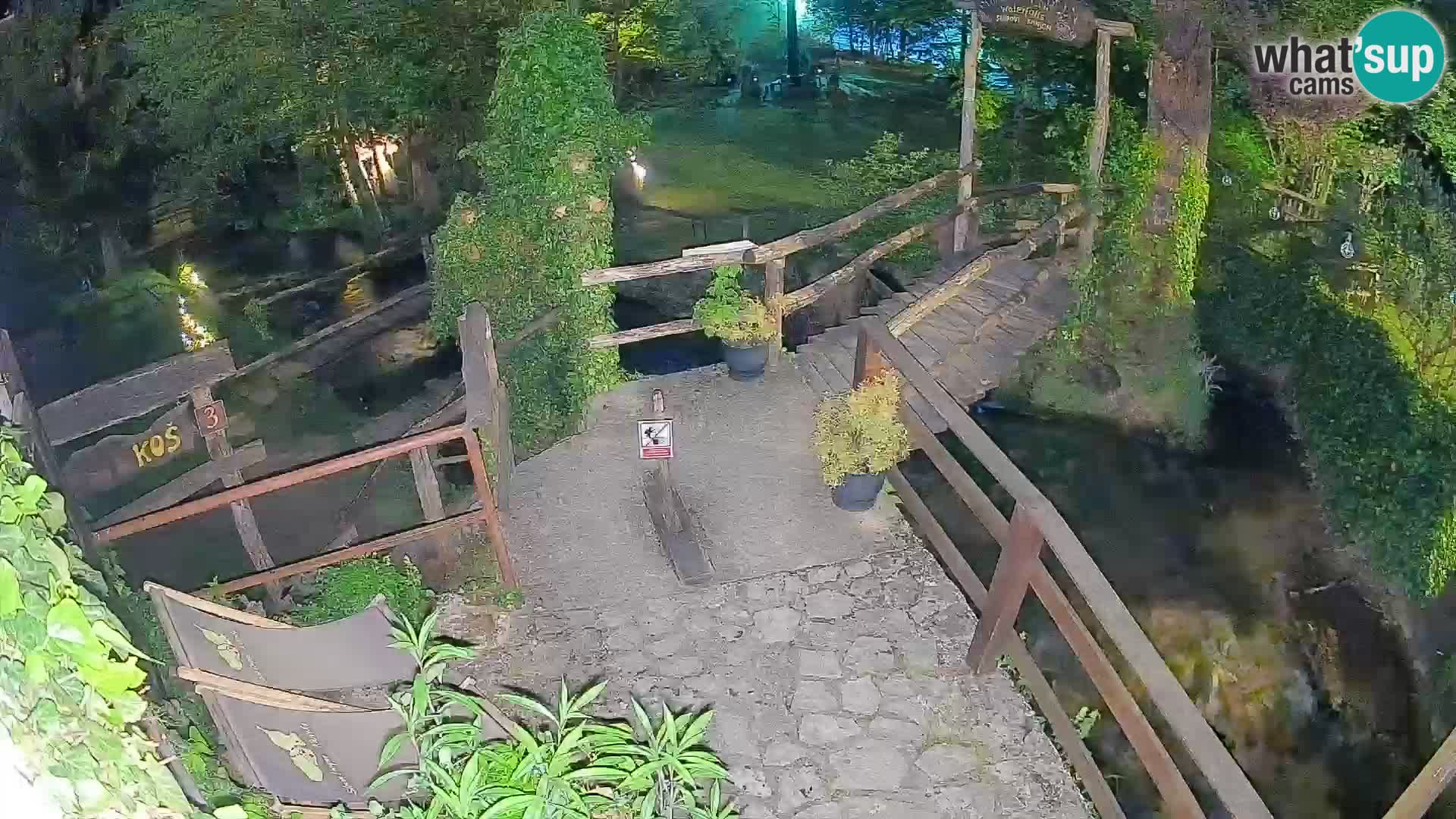 Seen auf dem Fluss Slunjčica in Rastoke
