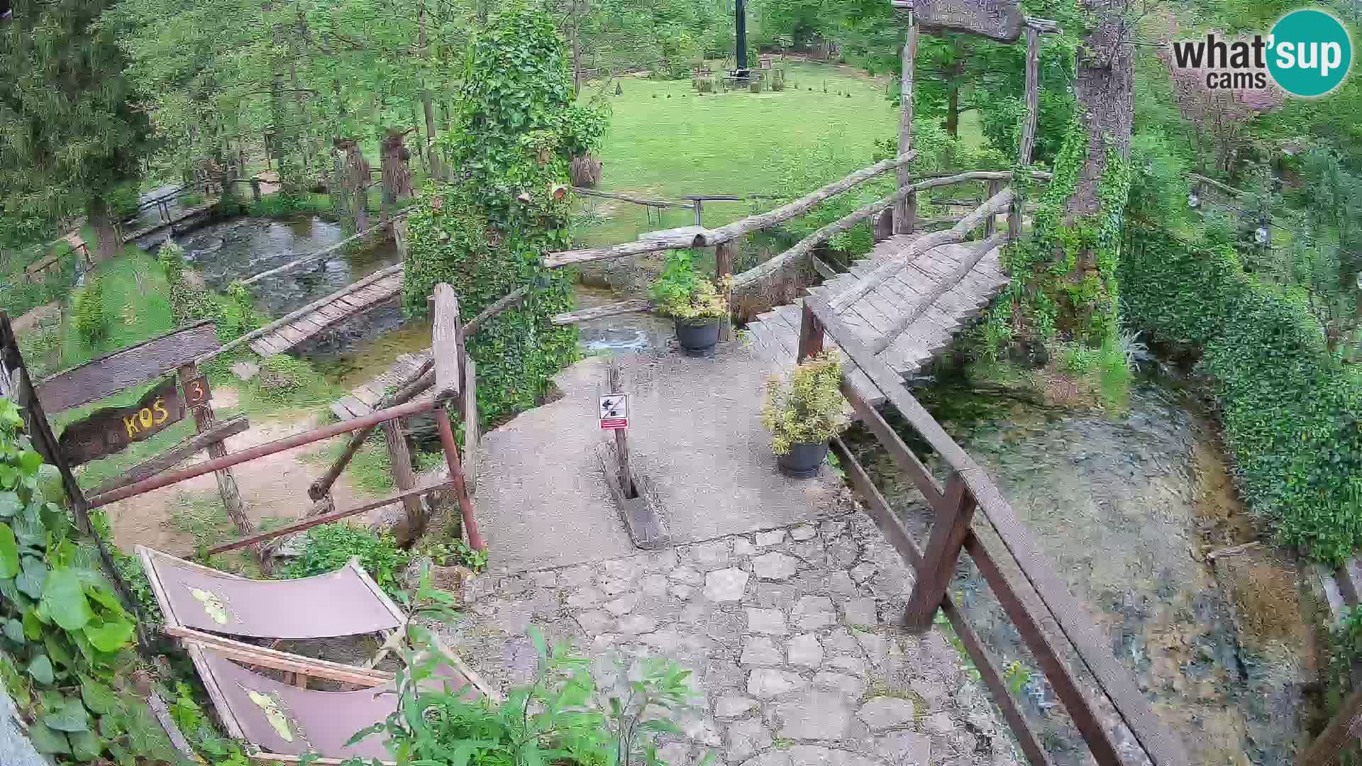Lacs sur la rivière Slunjčica dans Rastoke