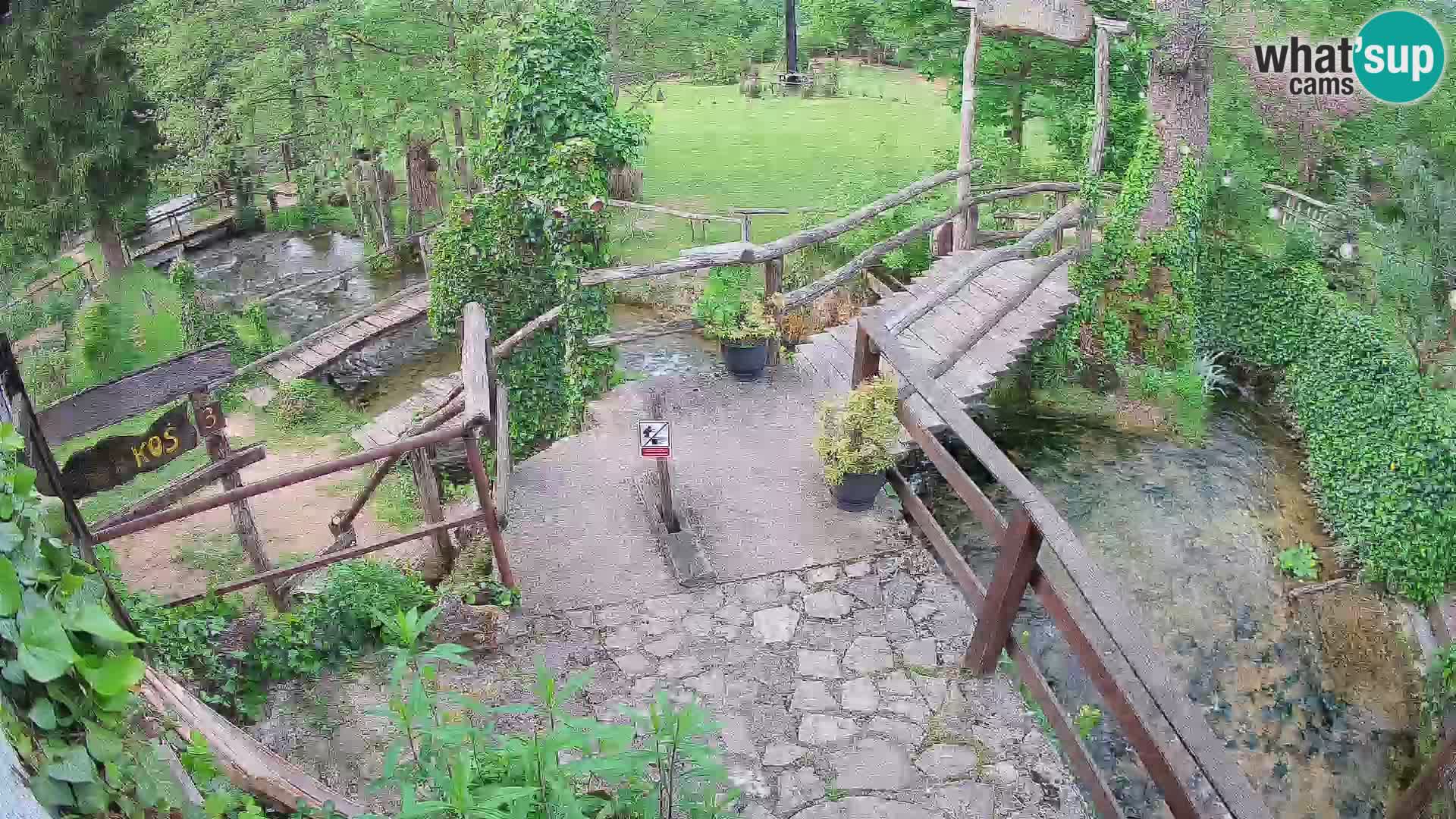 lagos en el río Slunjčica en Rastoke