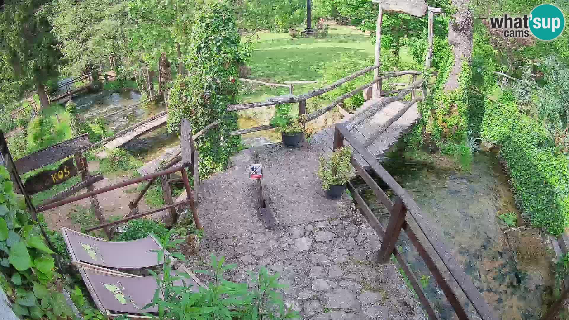 lagos en el río Slunjčica en Rastoke