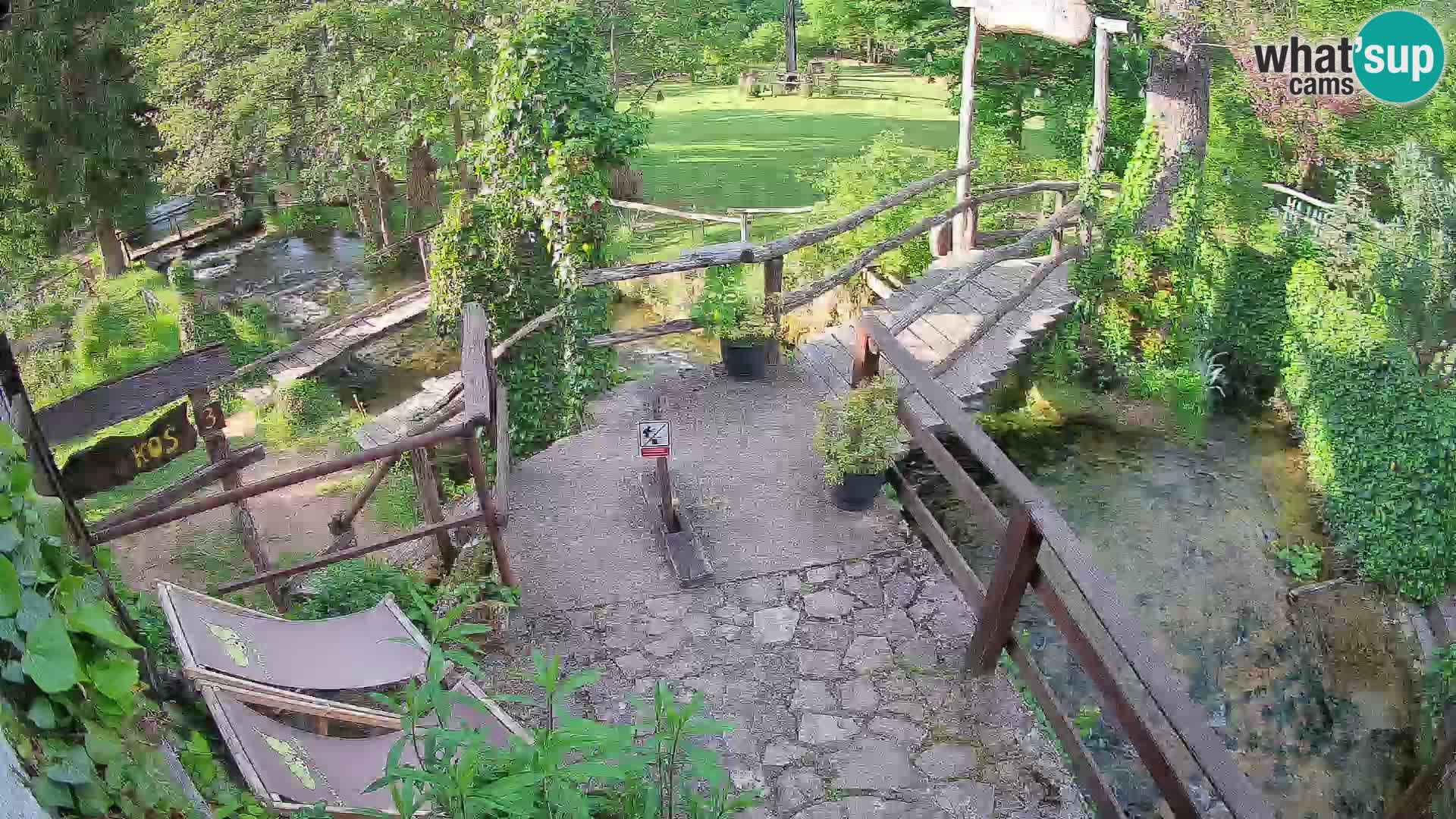 lagos en el río Slunjčica en Rastoke