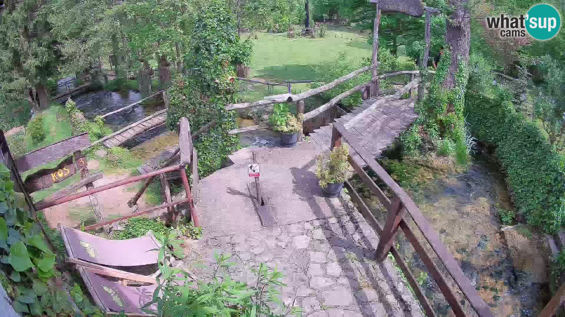 Jezera na reki Slunjčica v Rastokah
